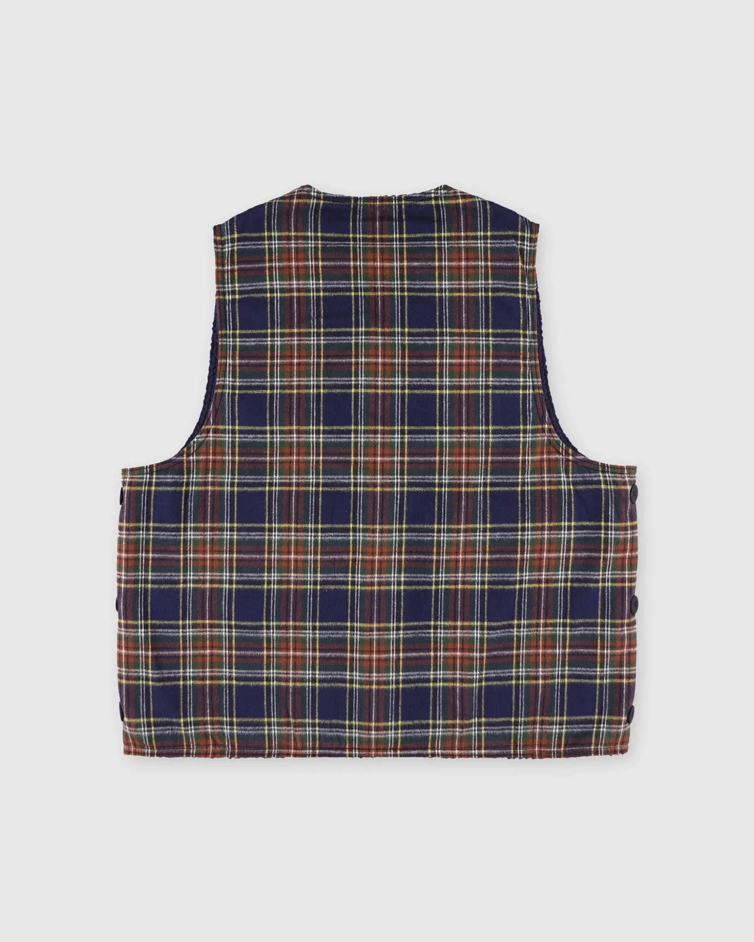 Cosmic Vest - Tartan - Navy