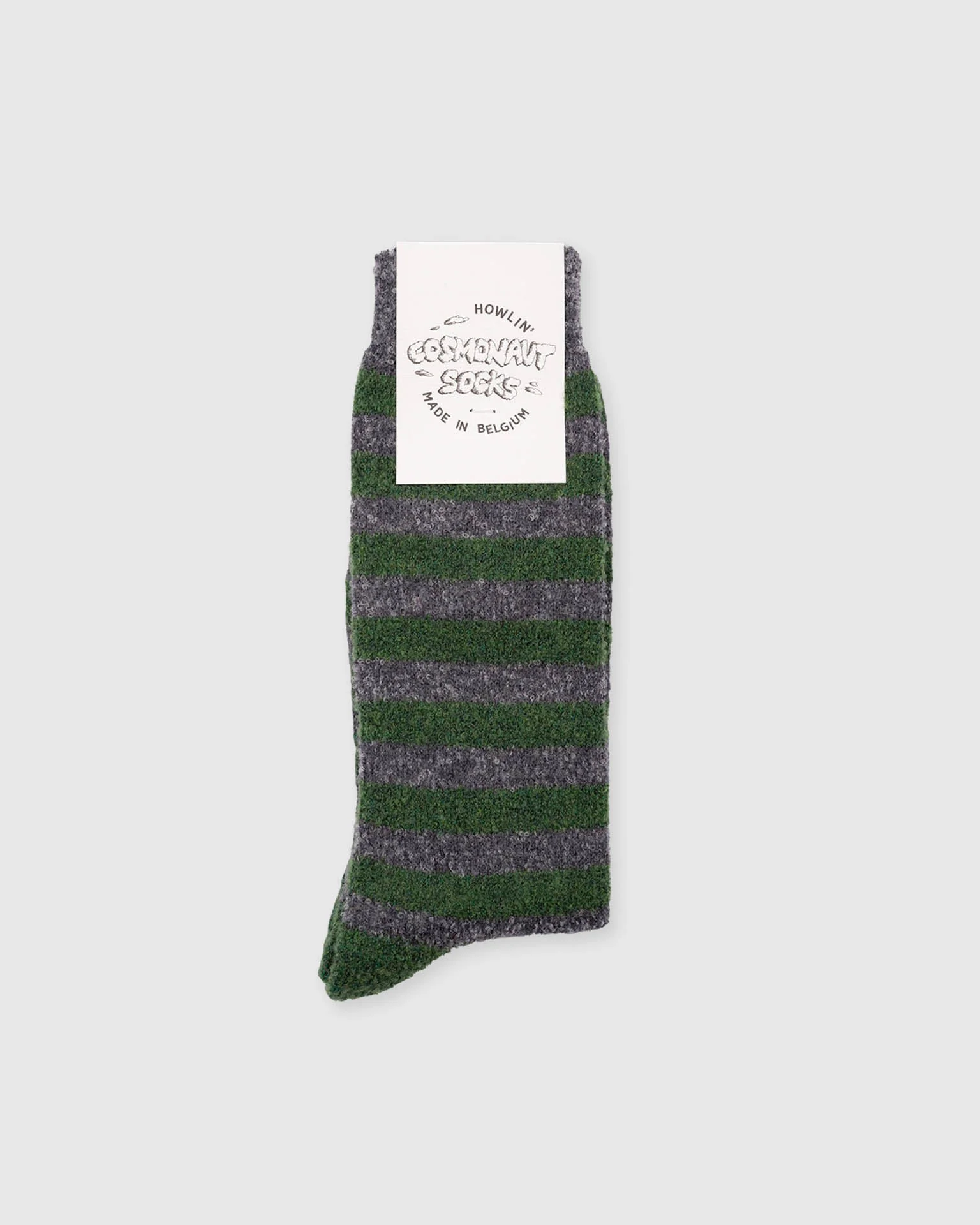 Cosmonaut Socks - Dark Grey / Green