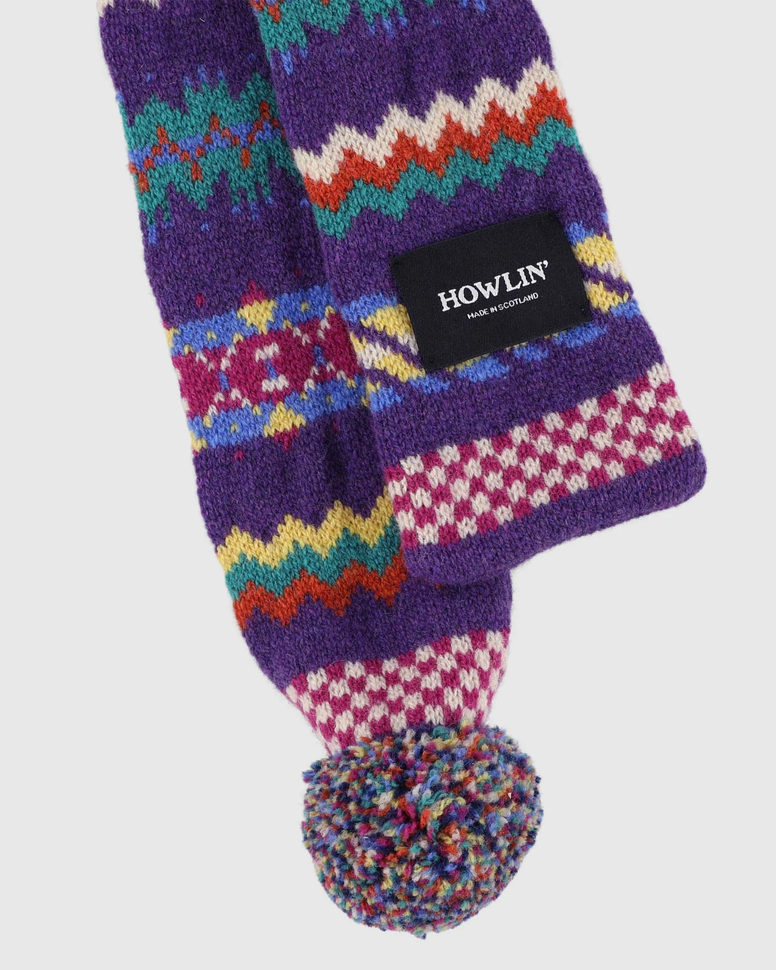 Small Woolen Wonder Scarf - Violet Dream