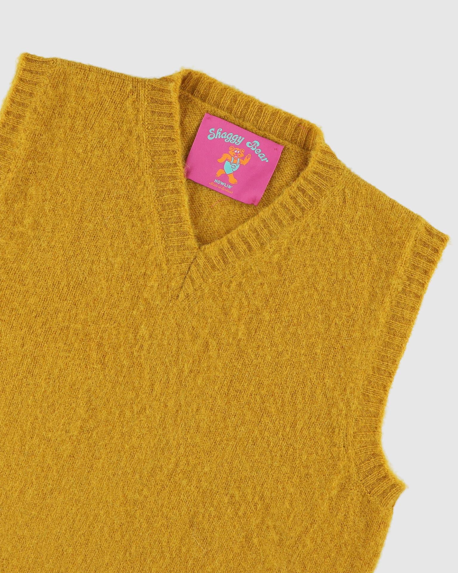 Shaggy Bear Slipover - Harvest Gold