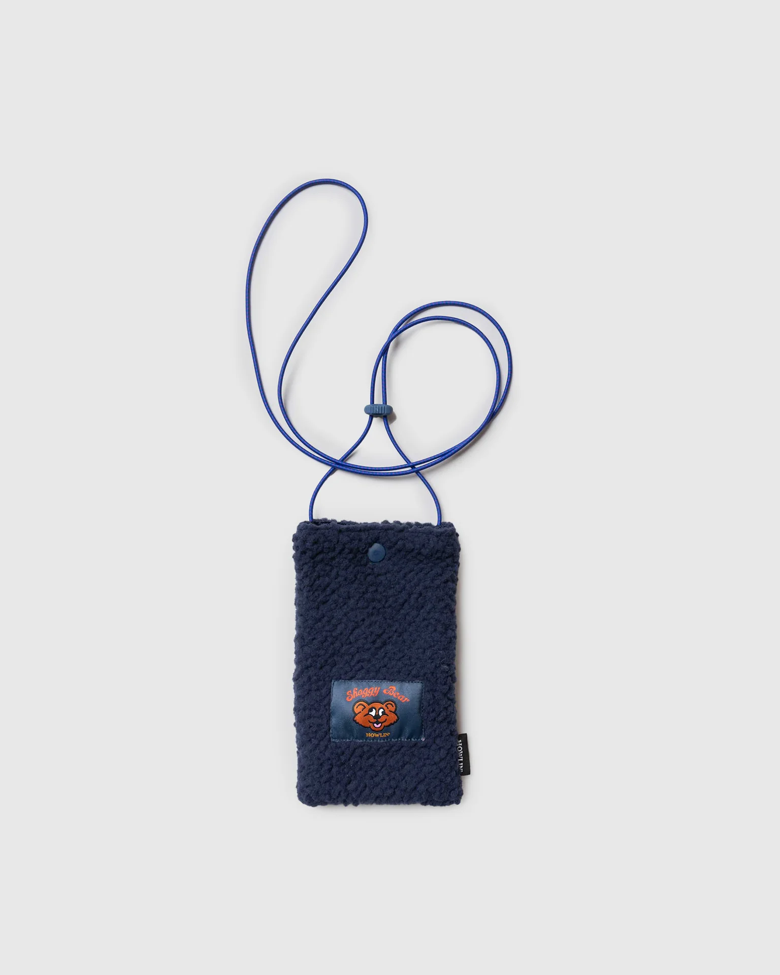 Shaggy Bear Pouch - Recycled Shearling Navy