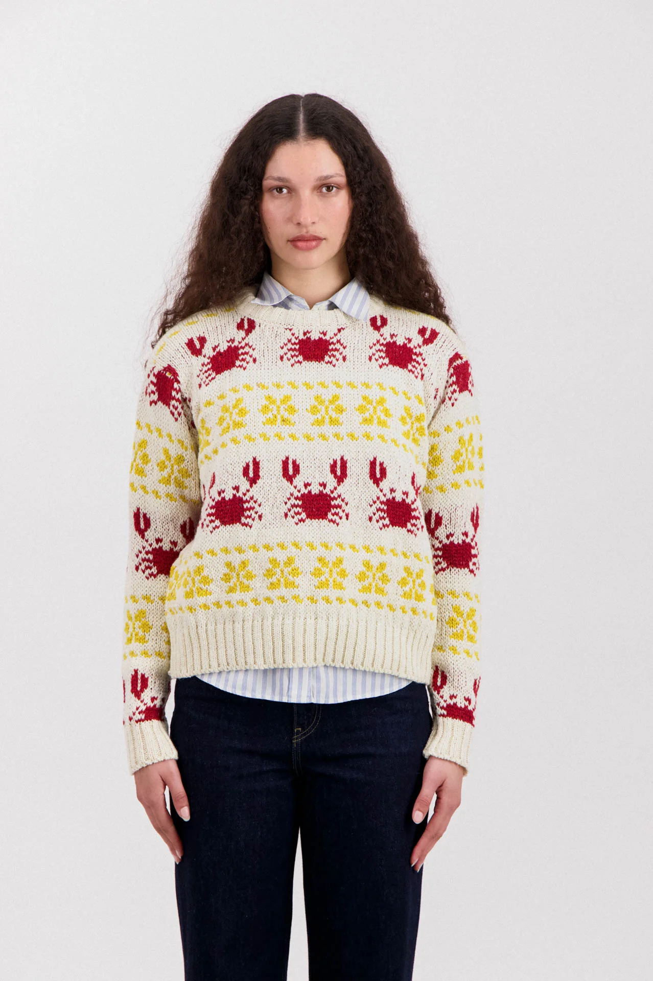 Crabs In Space - Ecru (Women)