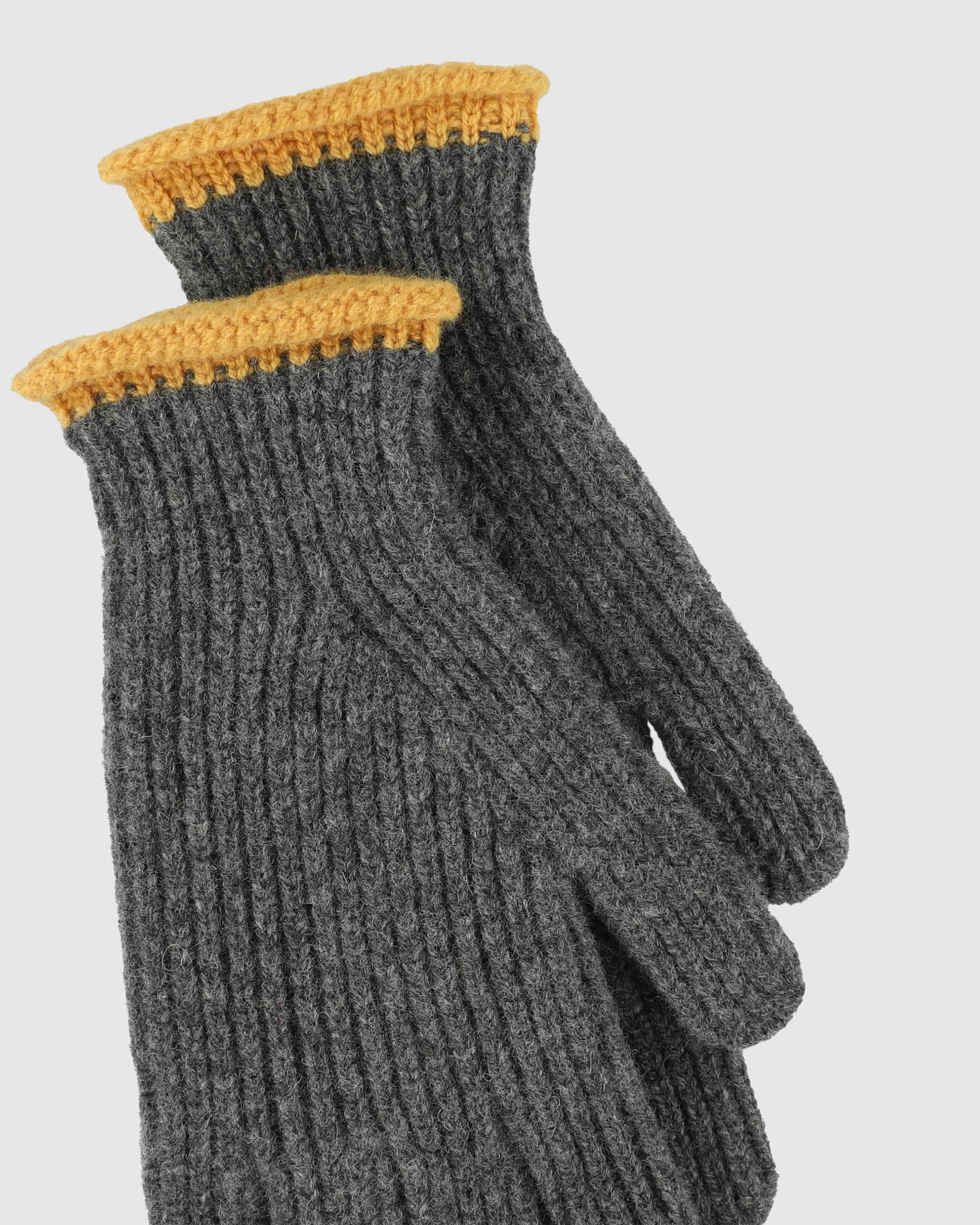 Wind It Up Ribbed Gloves - Metal