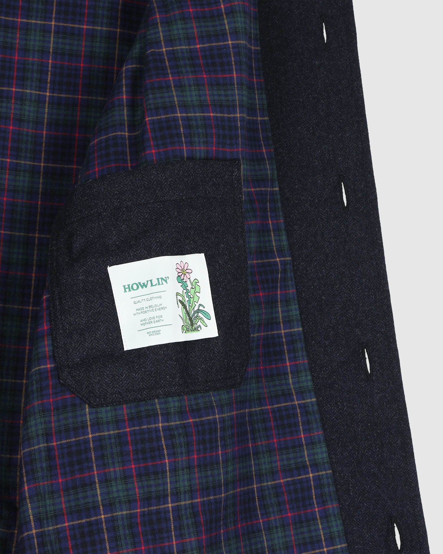 Lost In Space Jacket - Wool - Blue