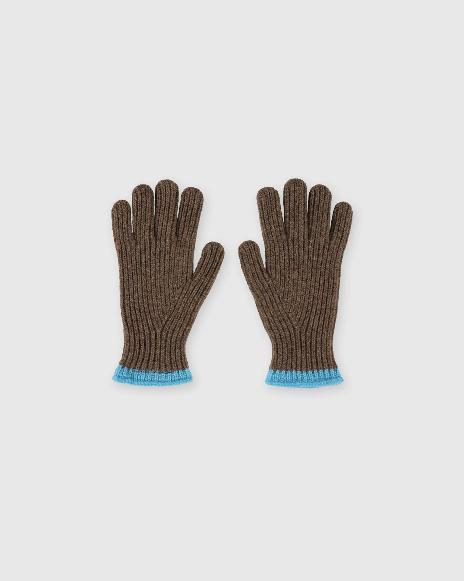 Wind It Up Ribbed Gloves - Brown