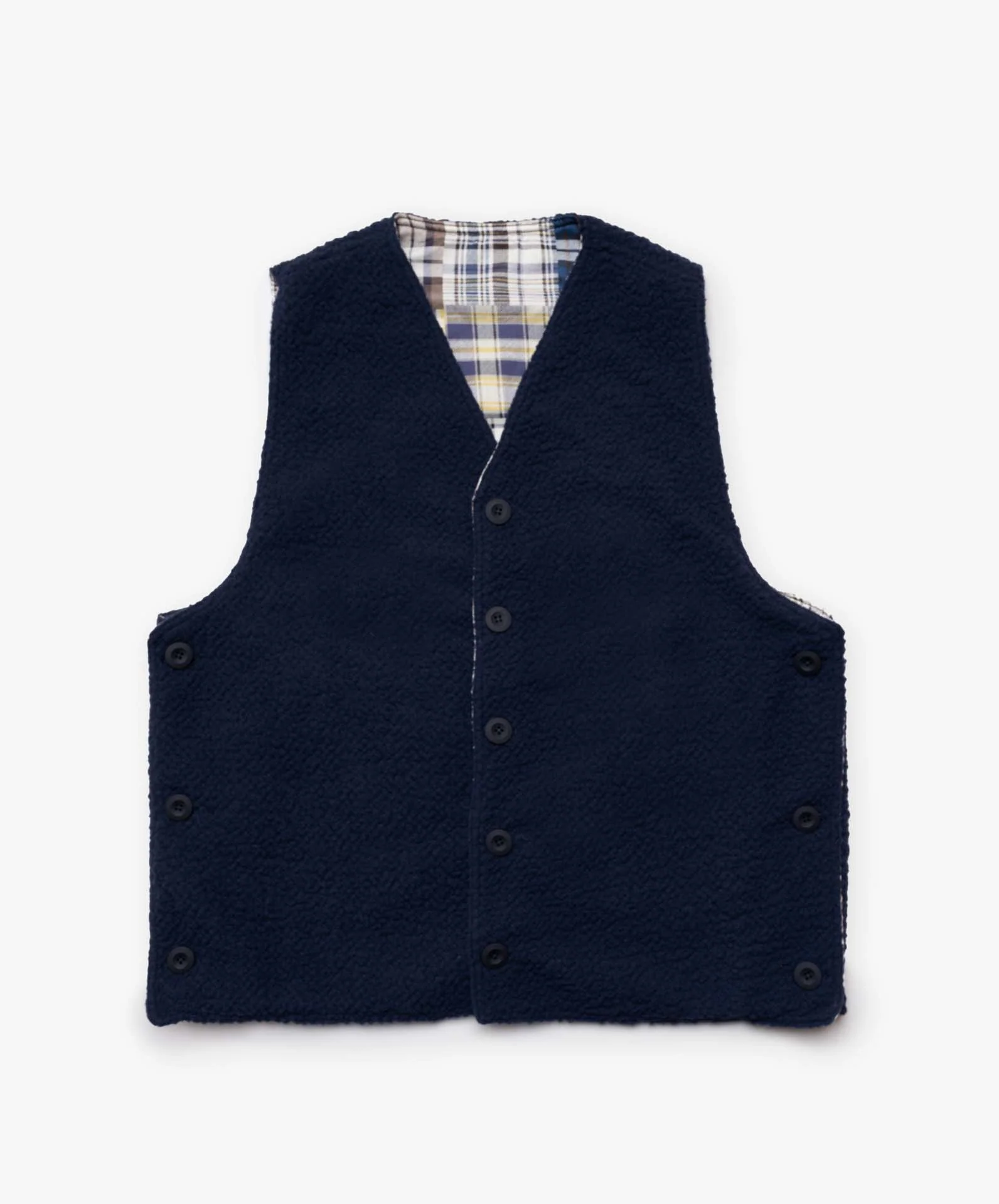 Cosmic Vest - Blue Madras Mix