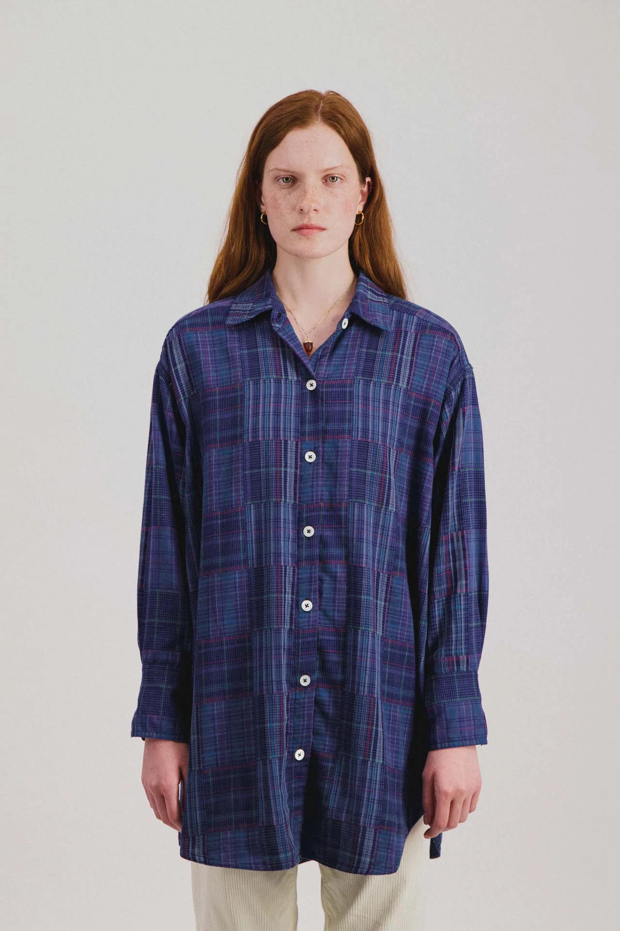 Big Lovely Shirt - Fantasy - Blues Mix (Women)