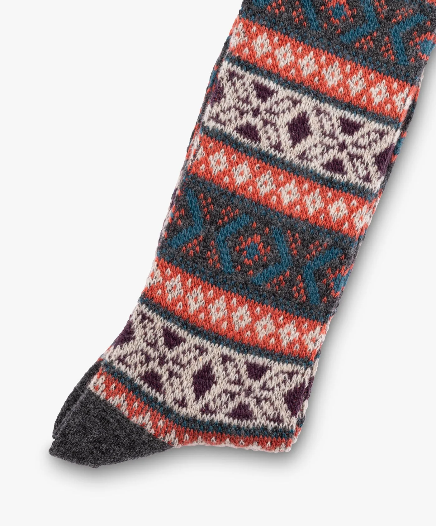 Wool JQ Socks - Charcoal