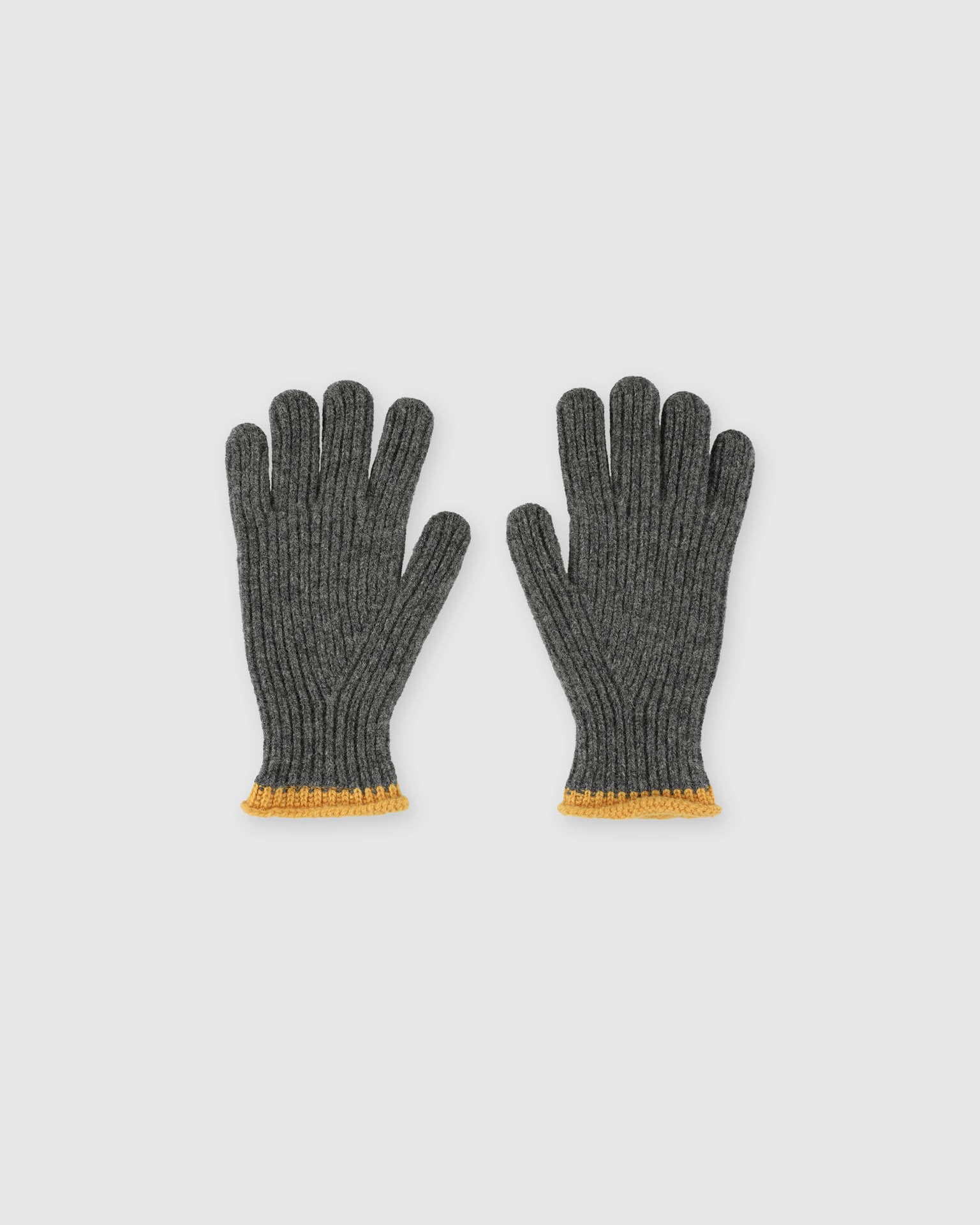 Wind It Up Ribbed Gloves - Metal