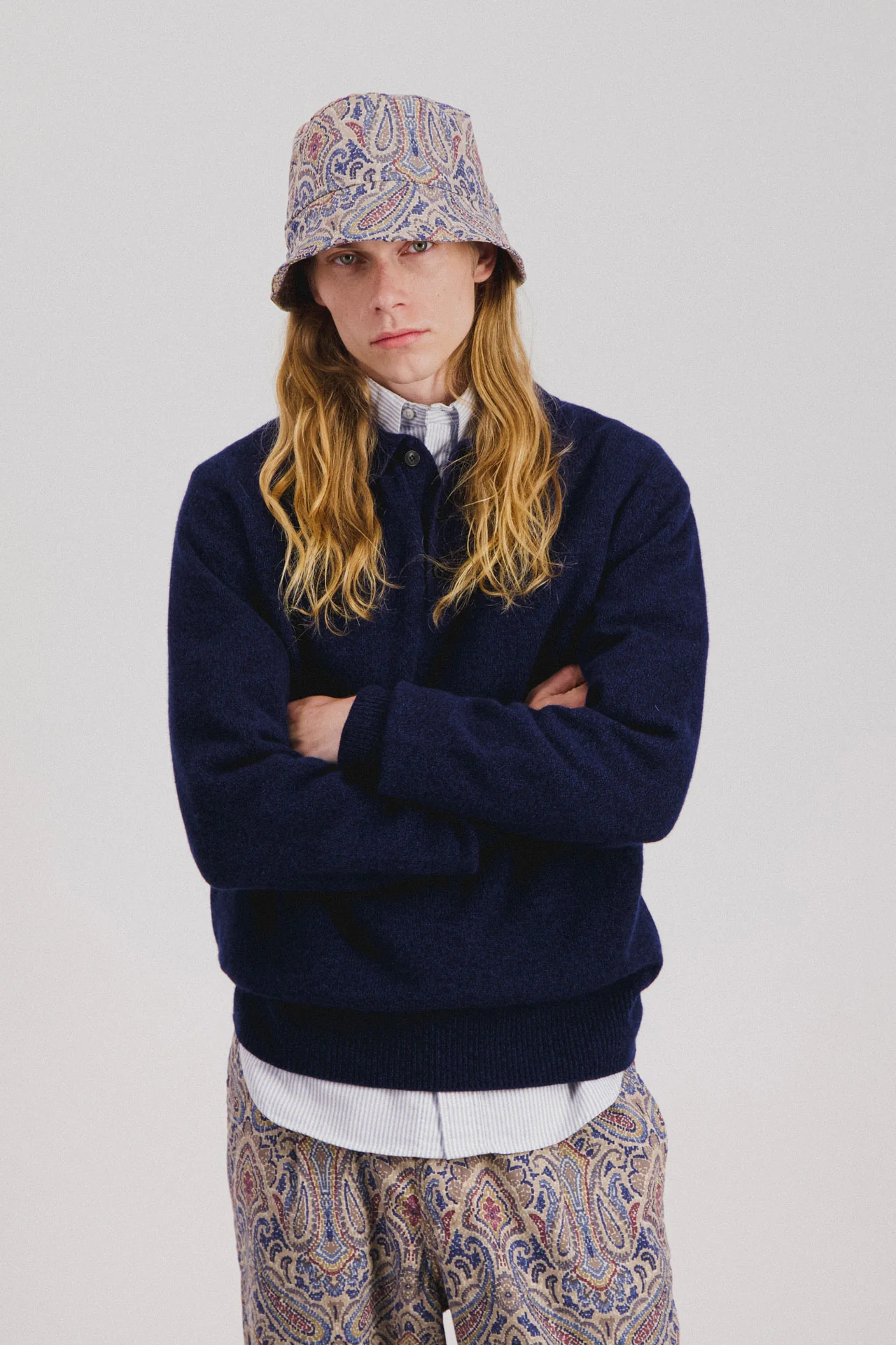 Dance of the Polo Knit - Navy Mix