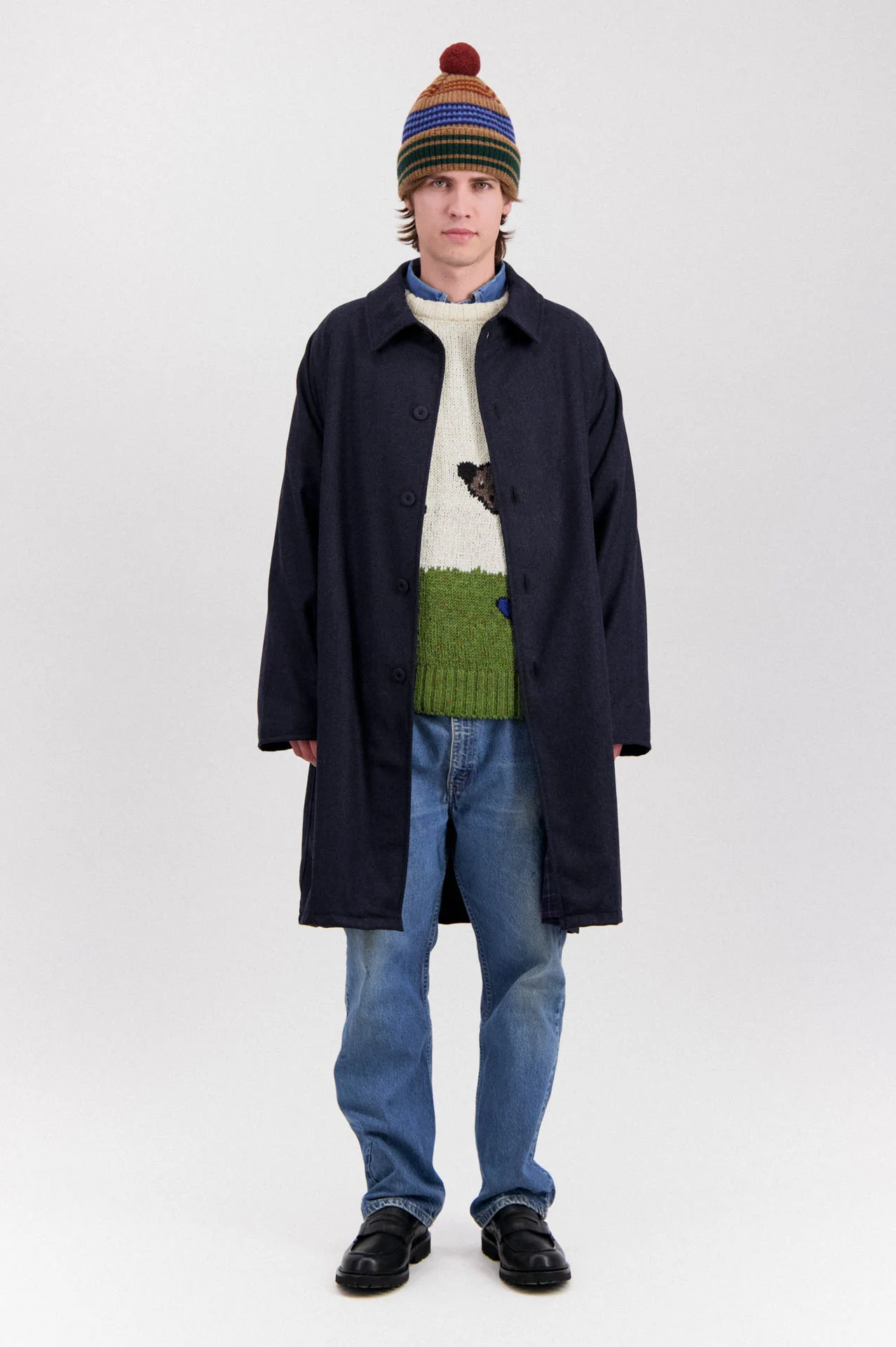 Lost In Space Jacket - Wool - Blue