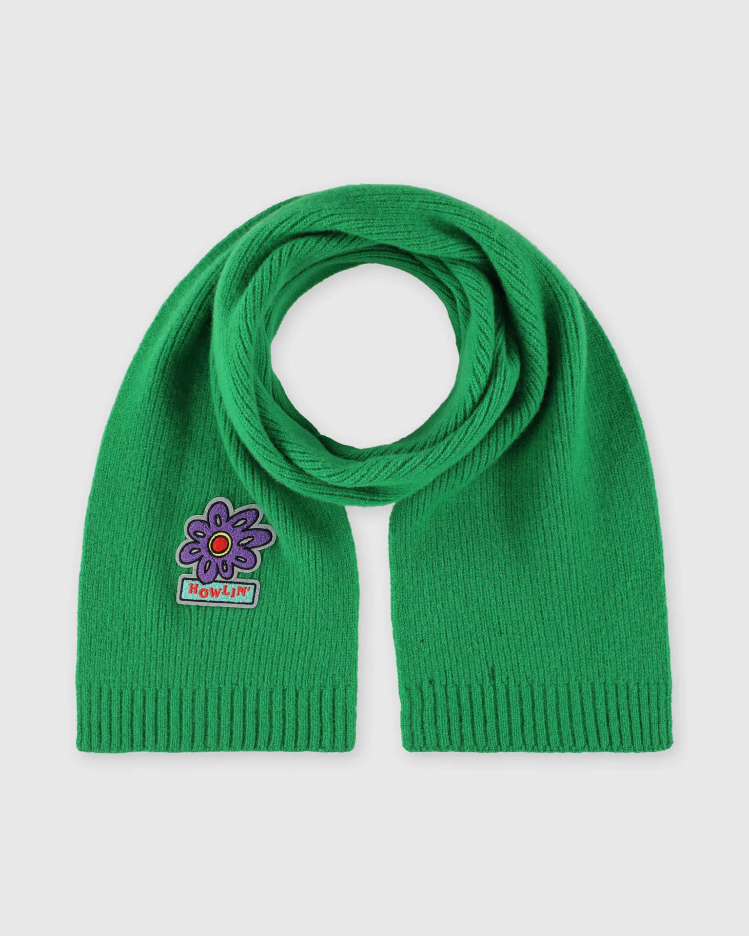 Flower Scarf - Green Delight