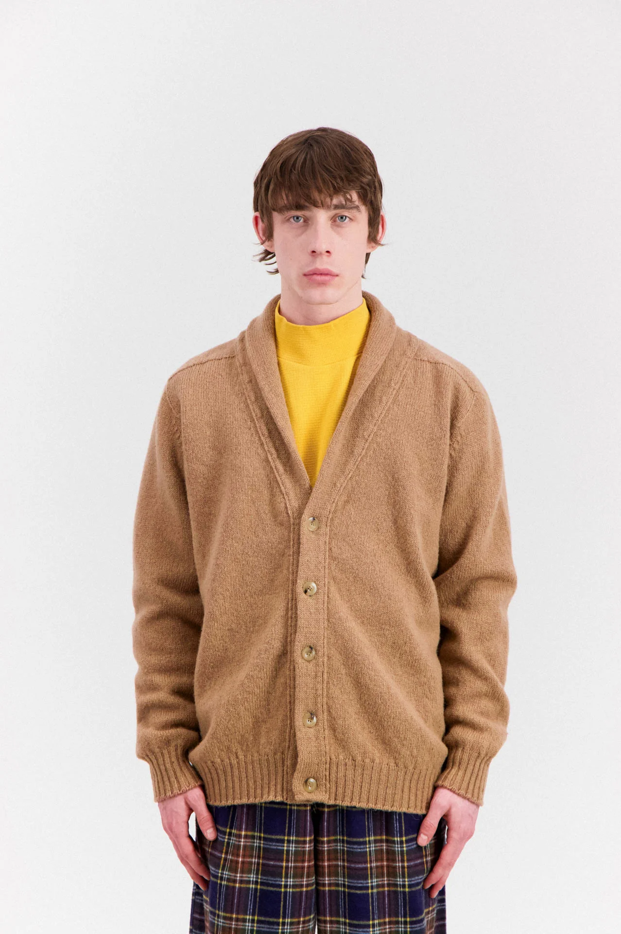 Shaggy Bear - Shawl Cardigan - Desert Cream