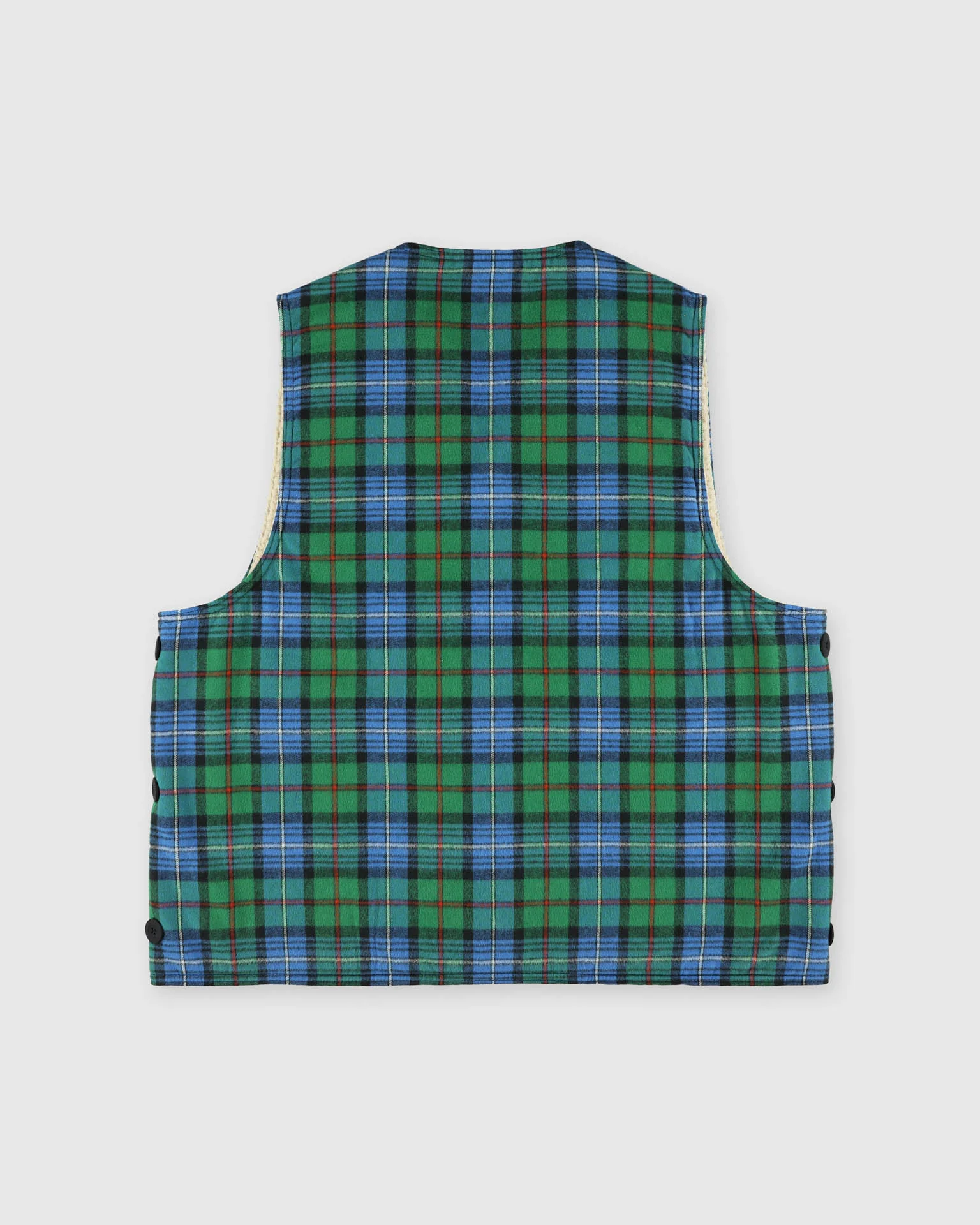 Cosmic Vest - Tartan - Blue