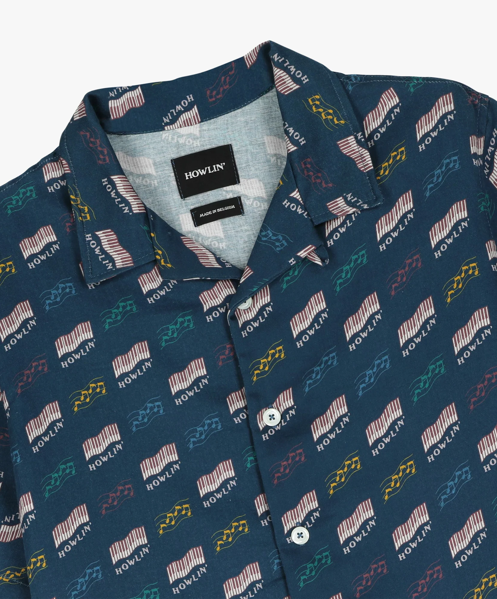 Cocktail D’Amore - Azzuro Howlin' Piano Hemp Print