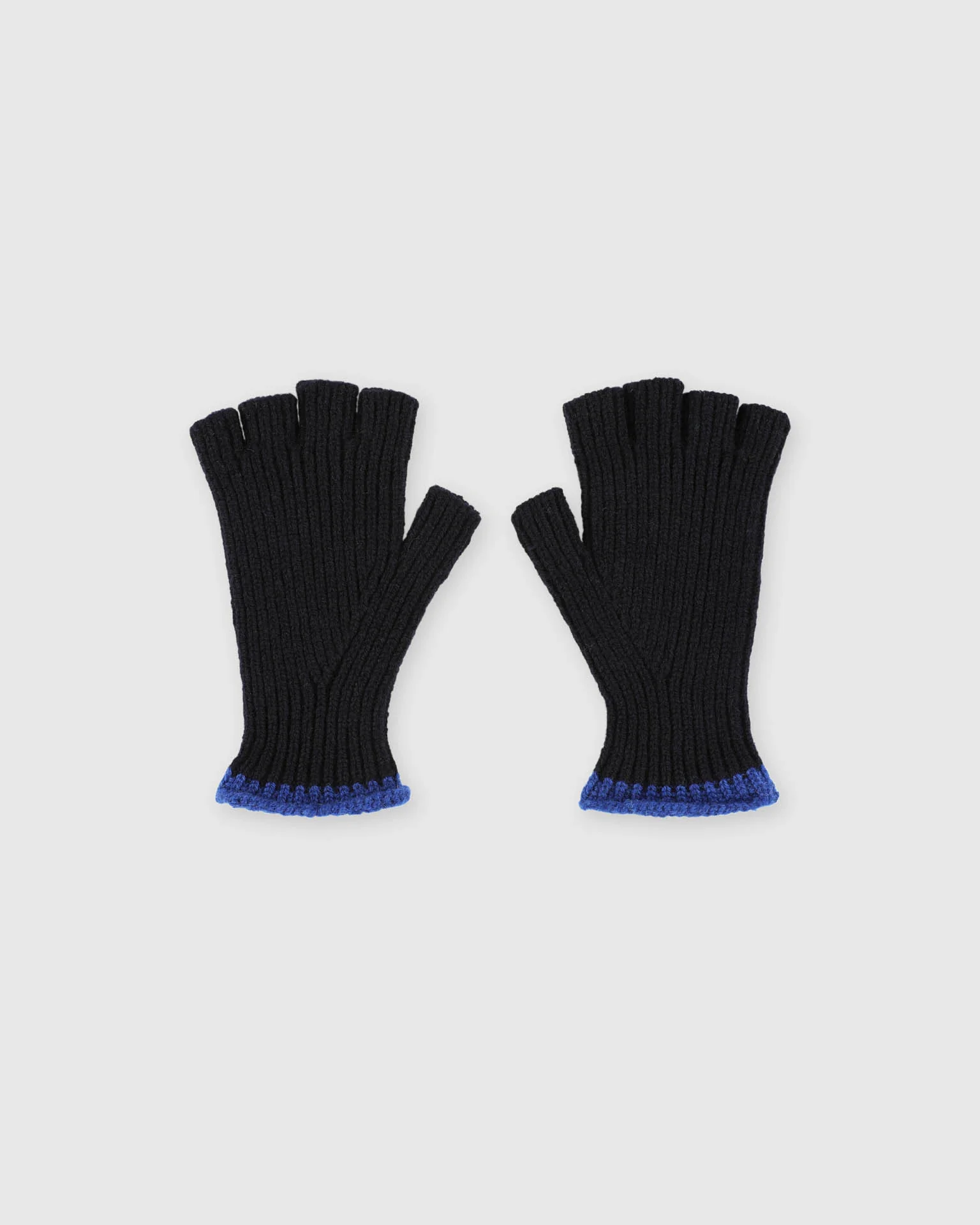 Lost My Fingers Ribbed Gloves - Navy