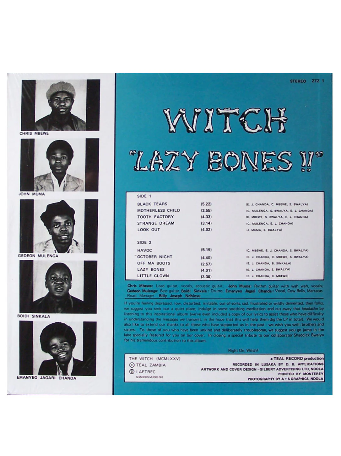Witch Lazy Bones