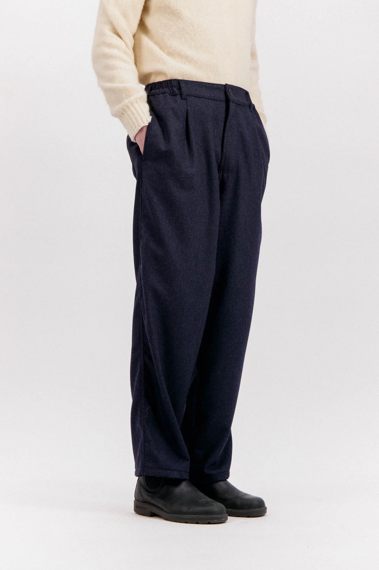 Cosmic Pants - Wool - Blue
