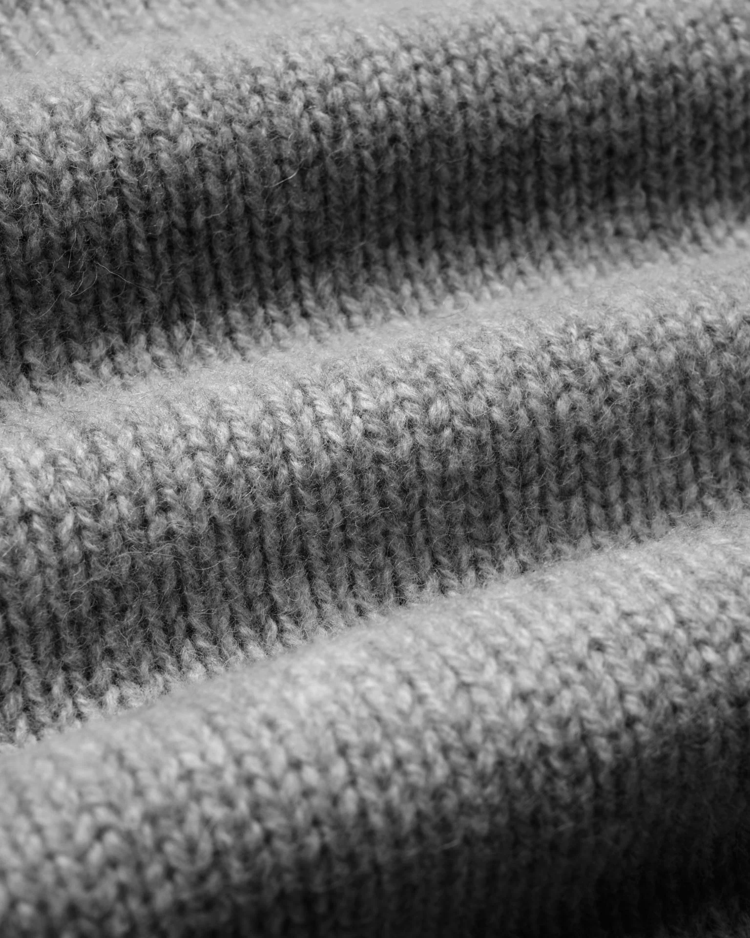 Boxy Space Knit - Med Grey