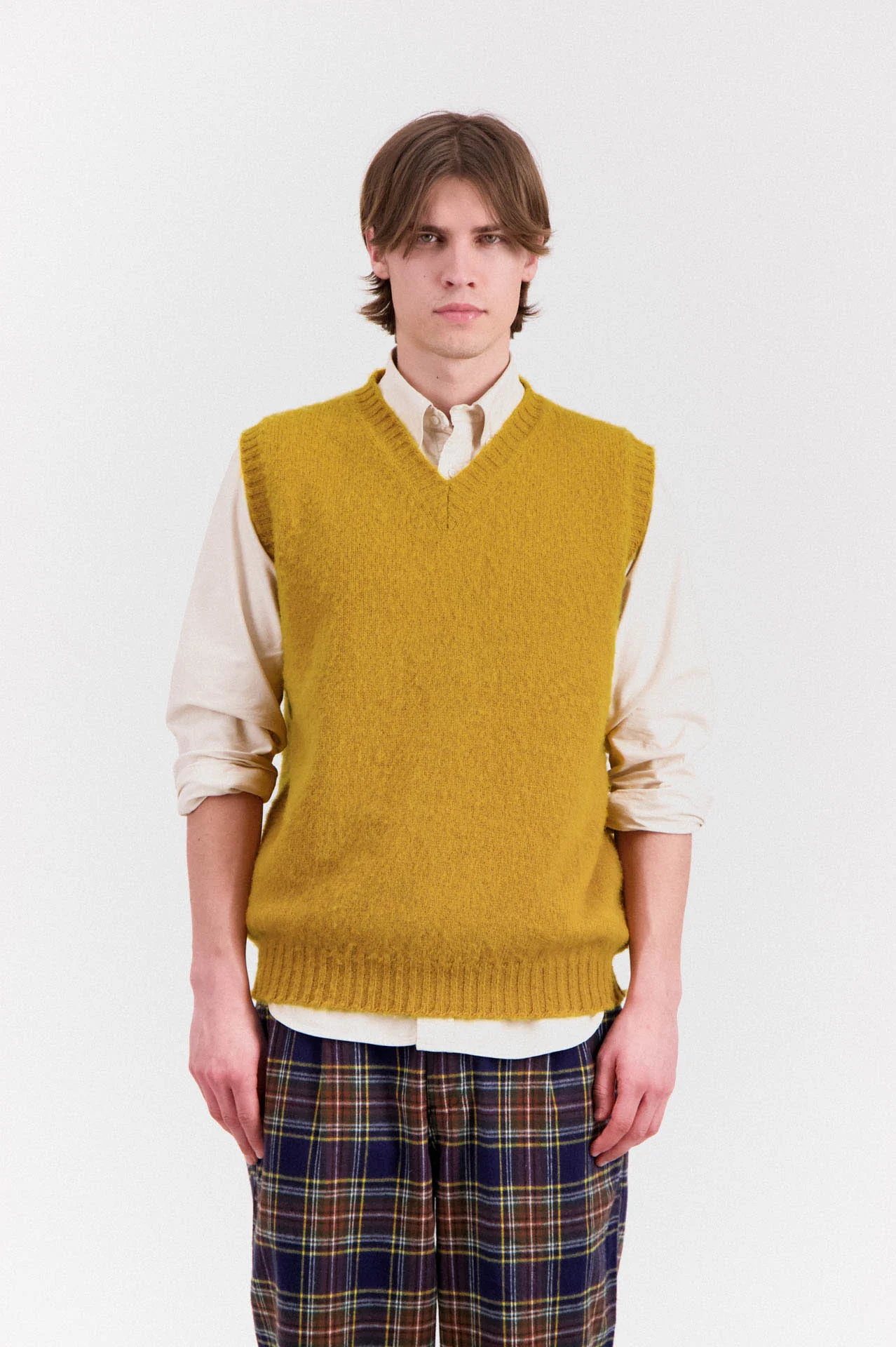 Shaggy Bear Slipover - Harvest Gold