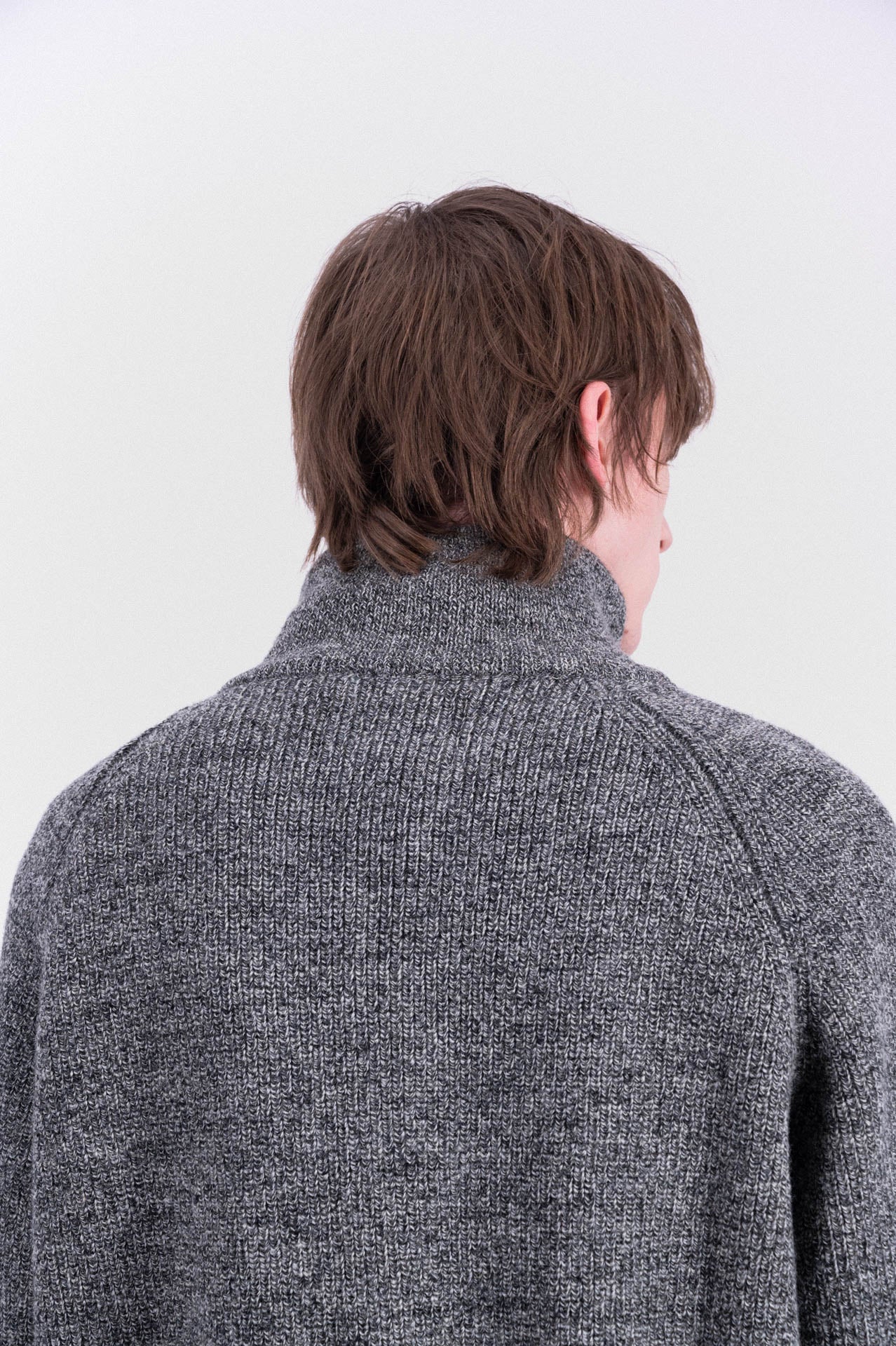 Soft Machine Knit - Black Melange