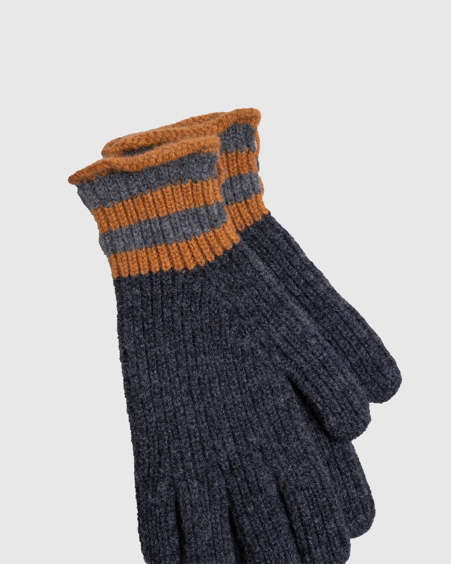 Love My Ribbed Gloves - Charcoal