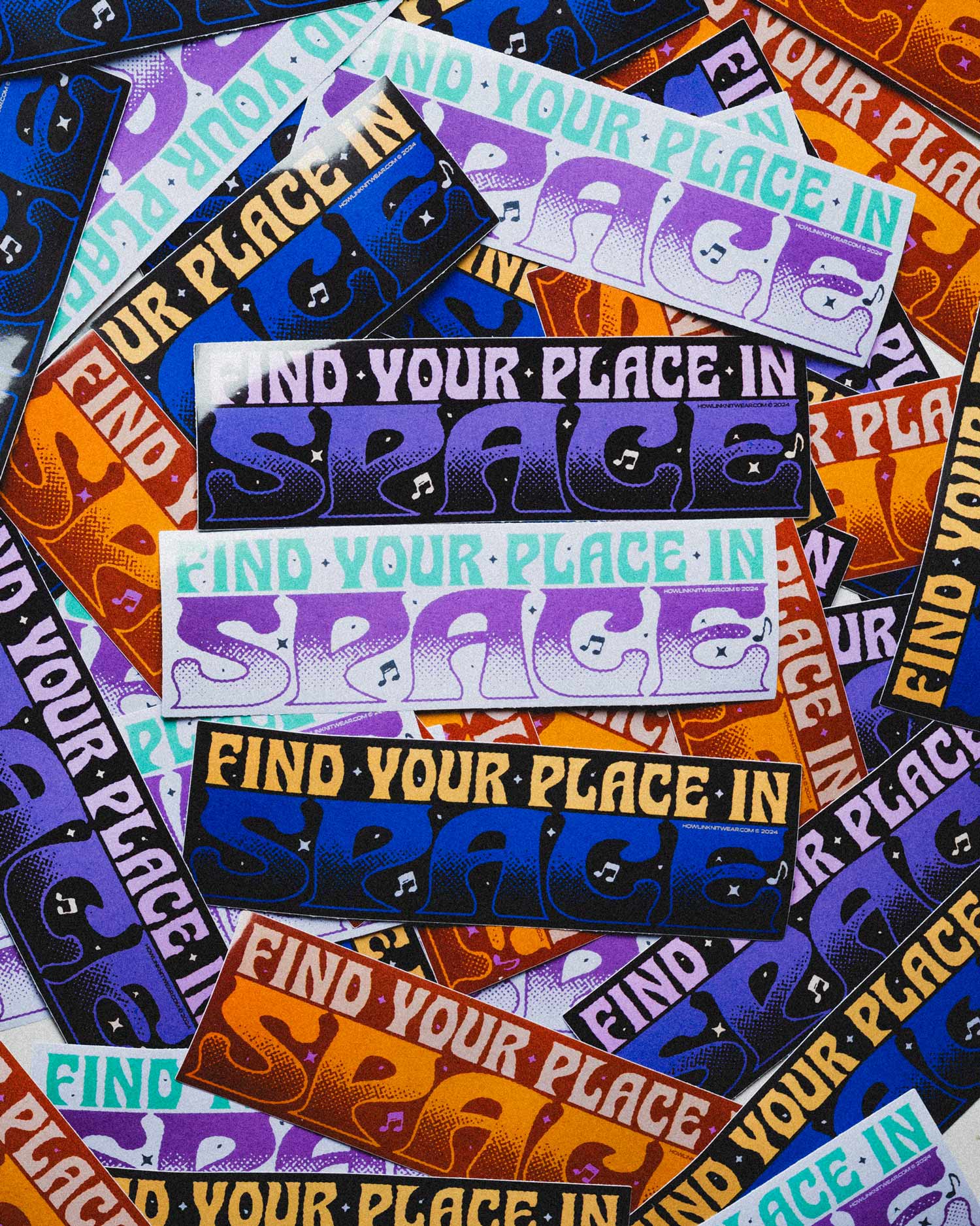 Find Your Place In Space Bumper Sticker