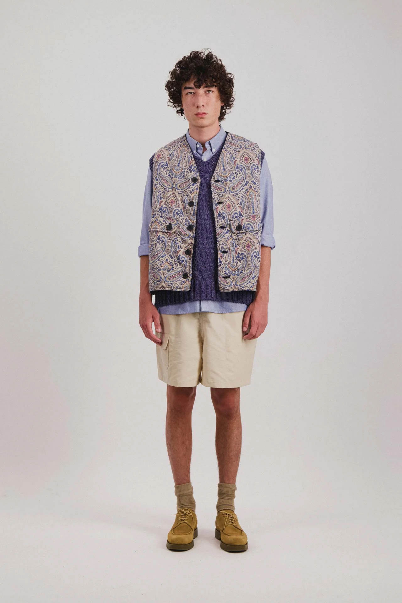 Cosmic Vest - Sand Psych Paisley