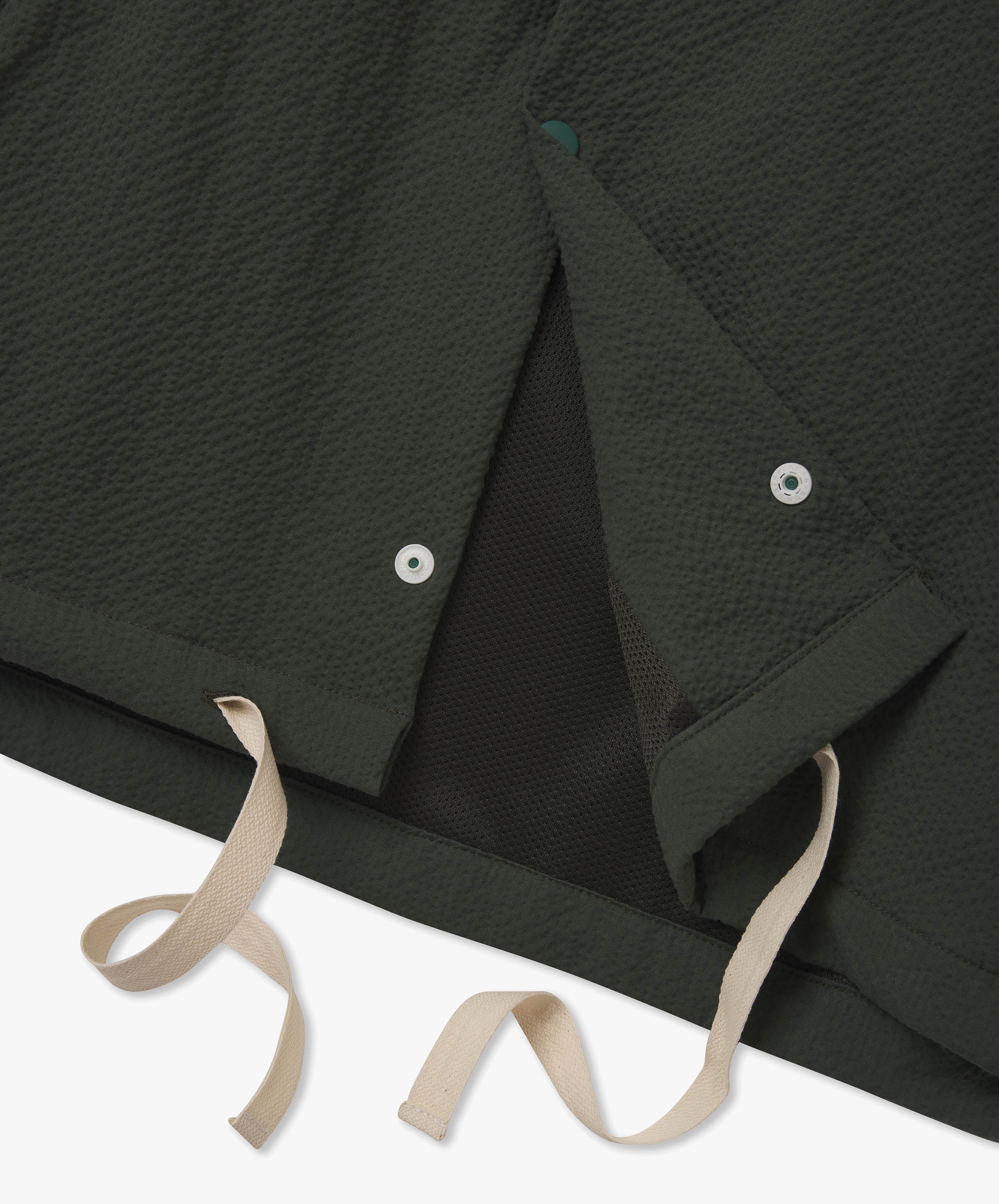 Coach Your Jacket - Greenish Seersucker