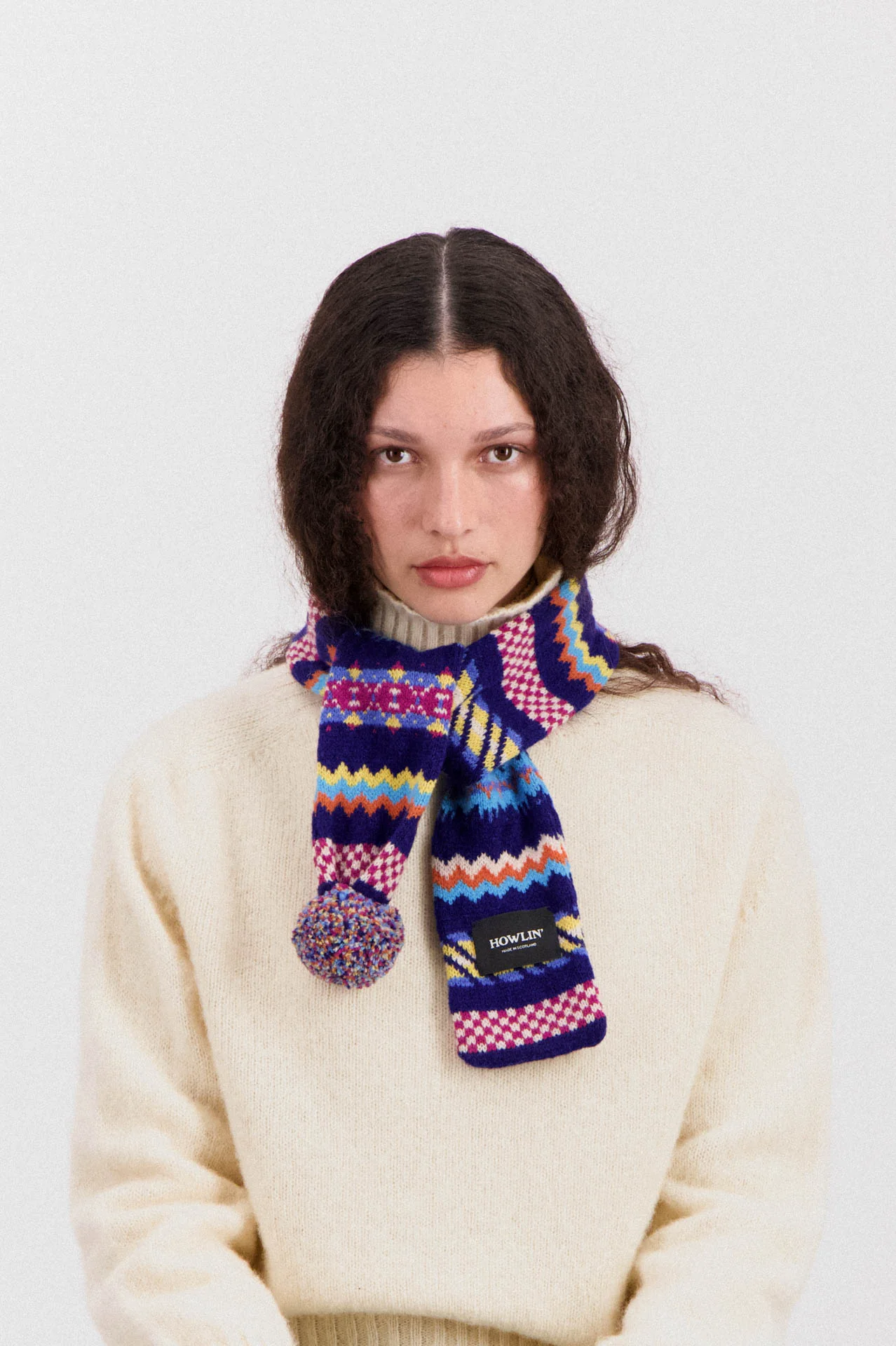 Small Woolen Wonder Scarf - Cobalt