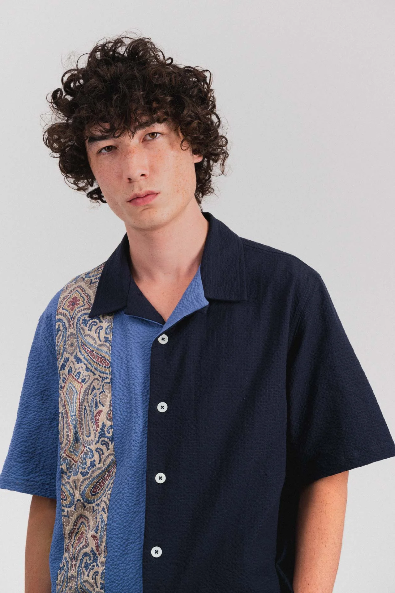 Paradise Shirt - Navy Mix
