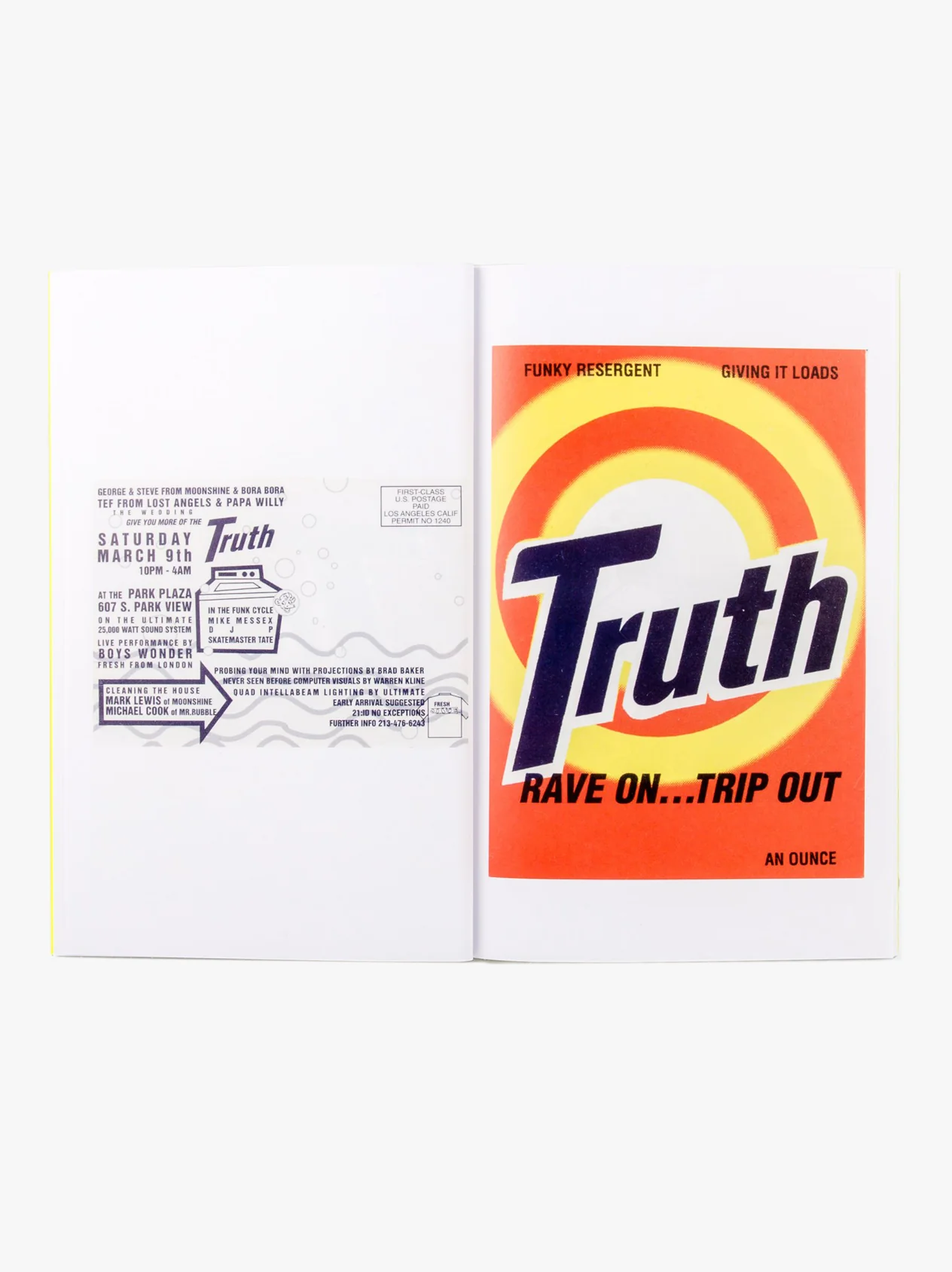 Los Angeles Rave Flyers 1991 - 1994