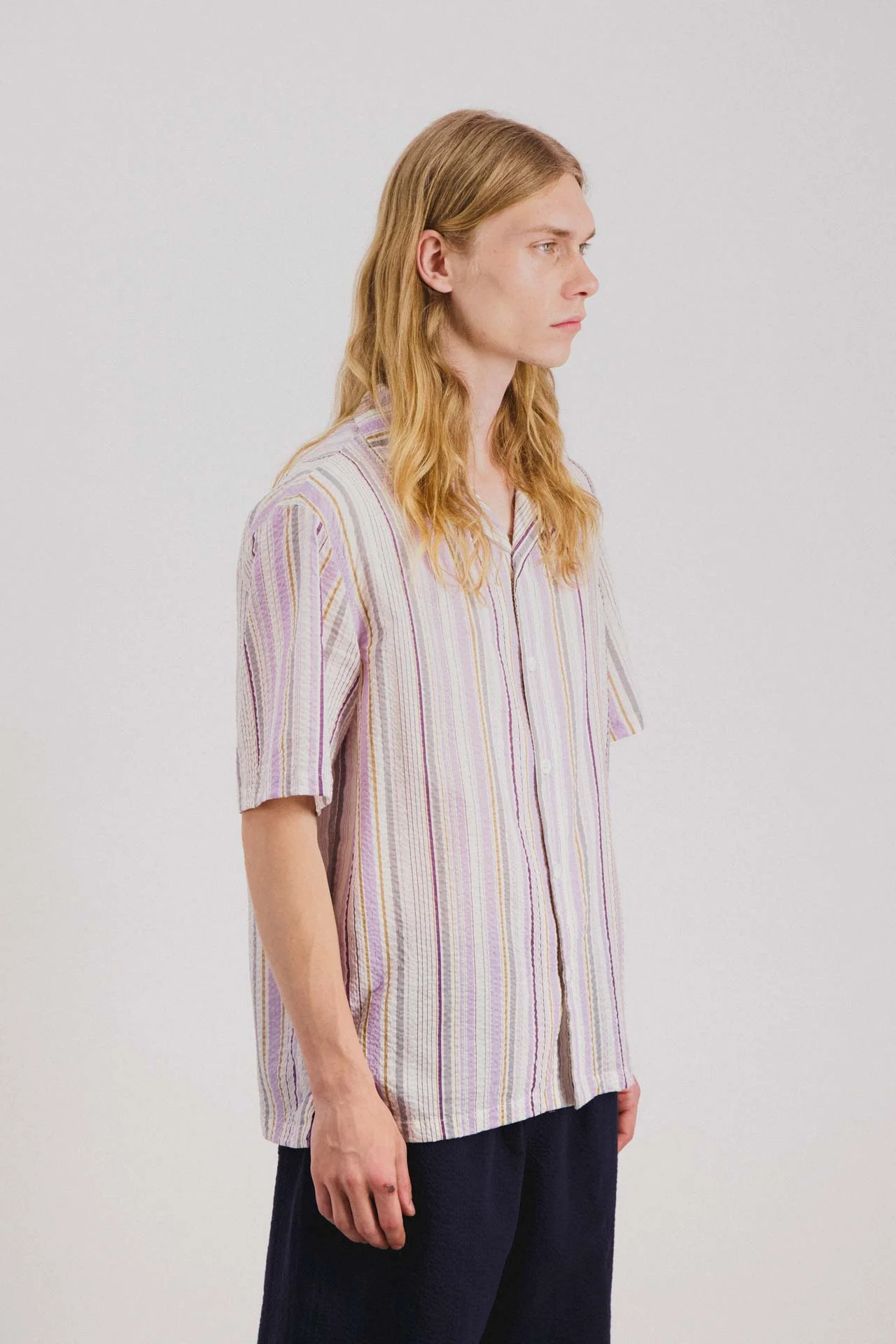 Cocktail D’Amore Shirt - Violet Stripes