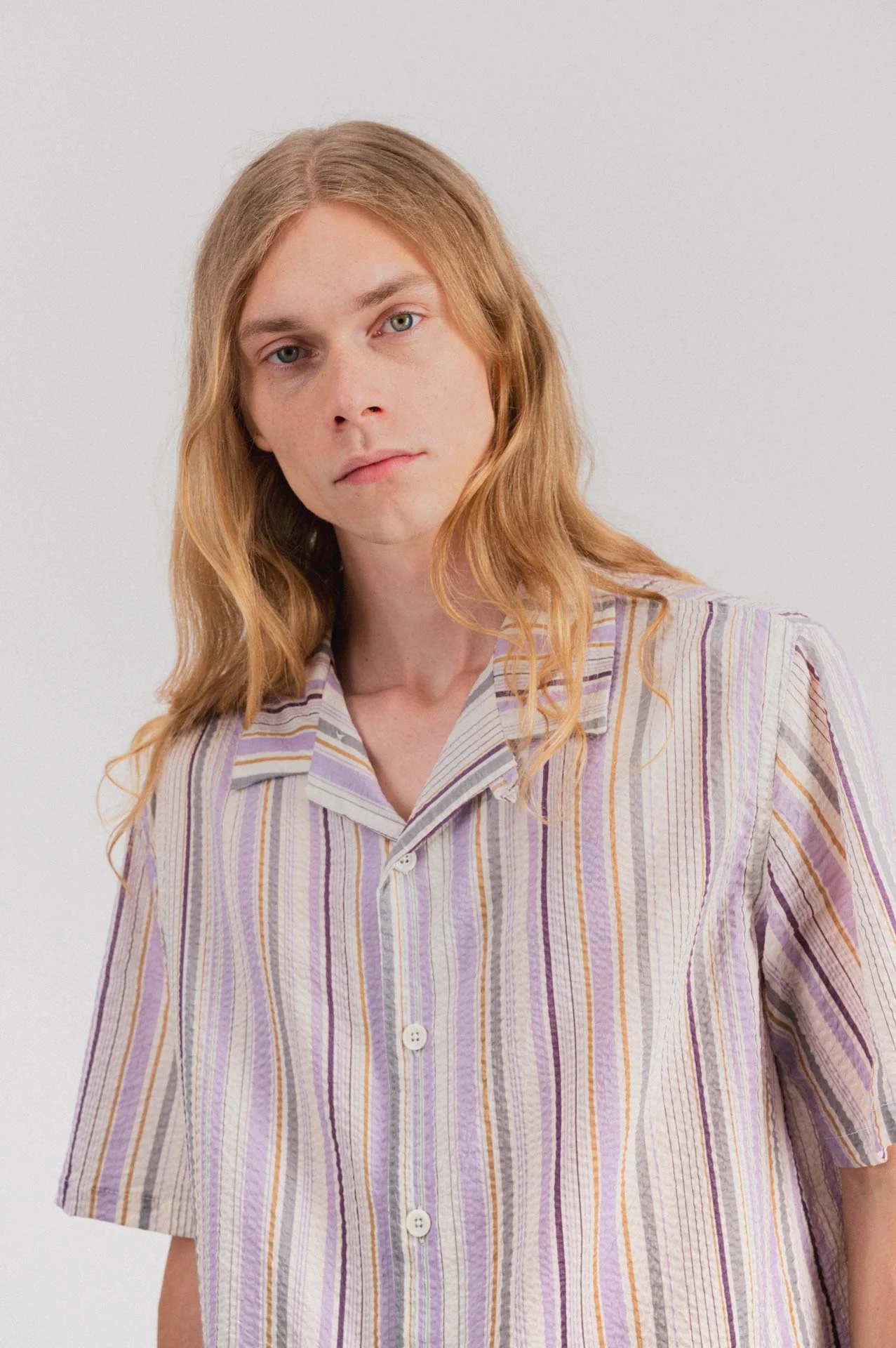 Cocktail D’Amore Shirt - Violet Stripes