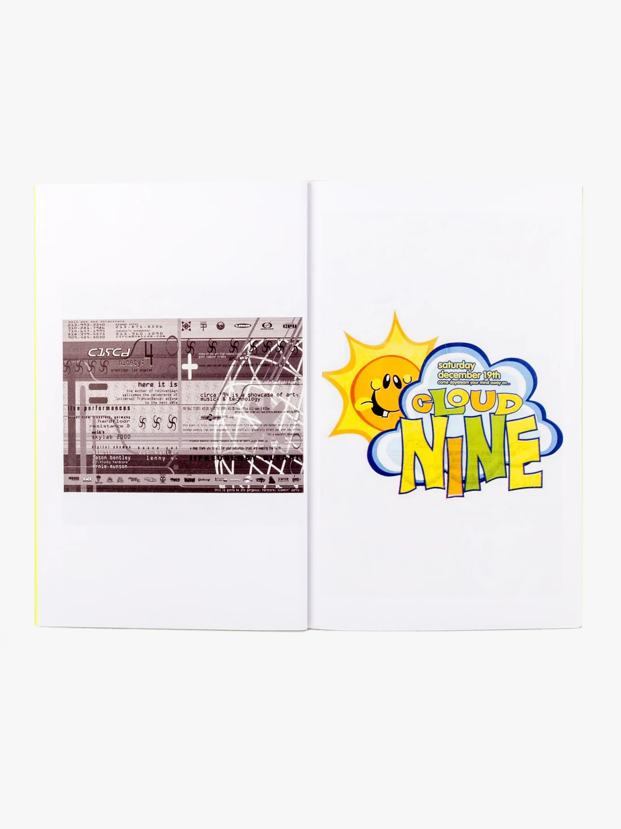 Los Angeles Rave Flyers 1991 - 1994