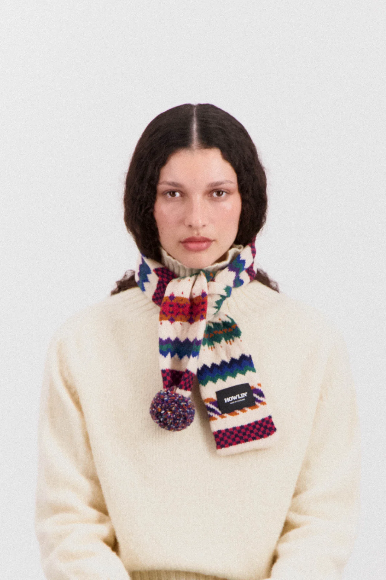 Small Woolen Wonder Scarf - Oatmilk