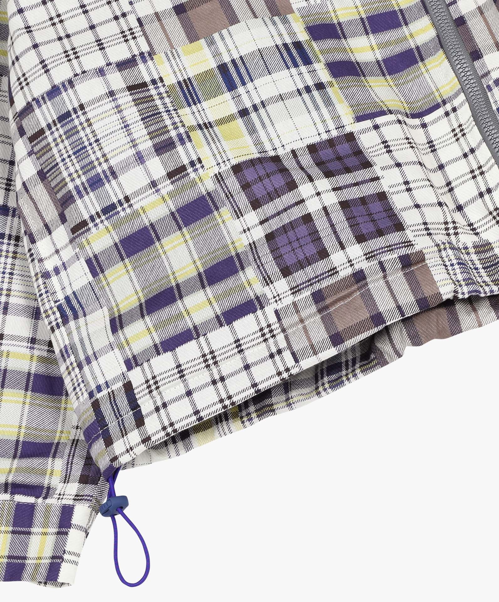Boxy Swing Jacket - Fantasy - Blue Madras Mix