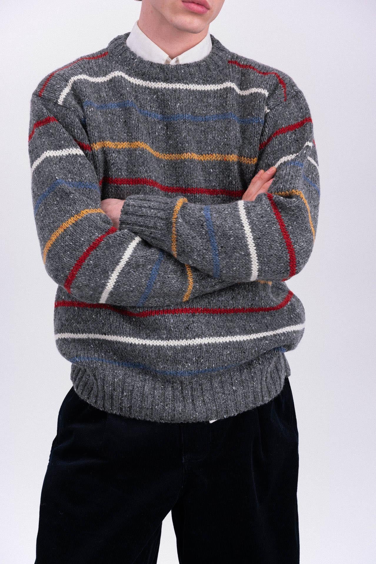 Six Blade Knit - Charcoal