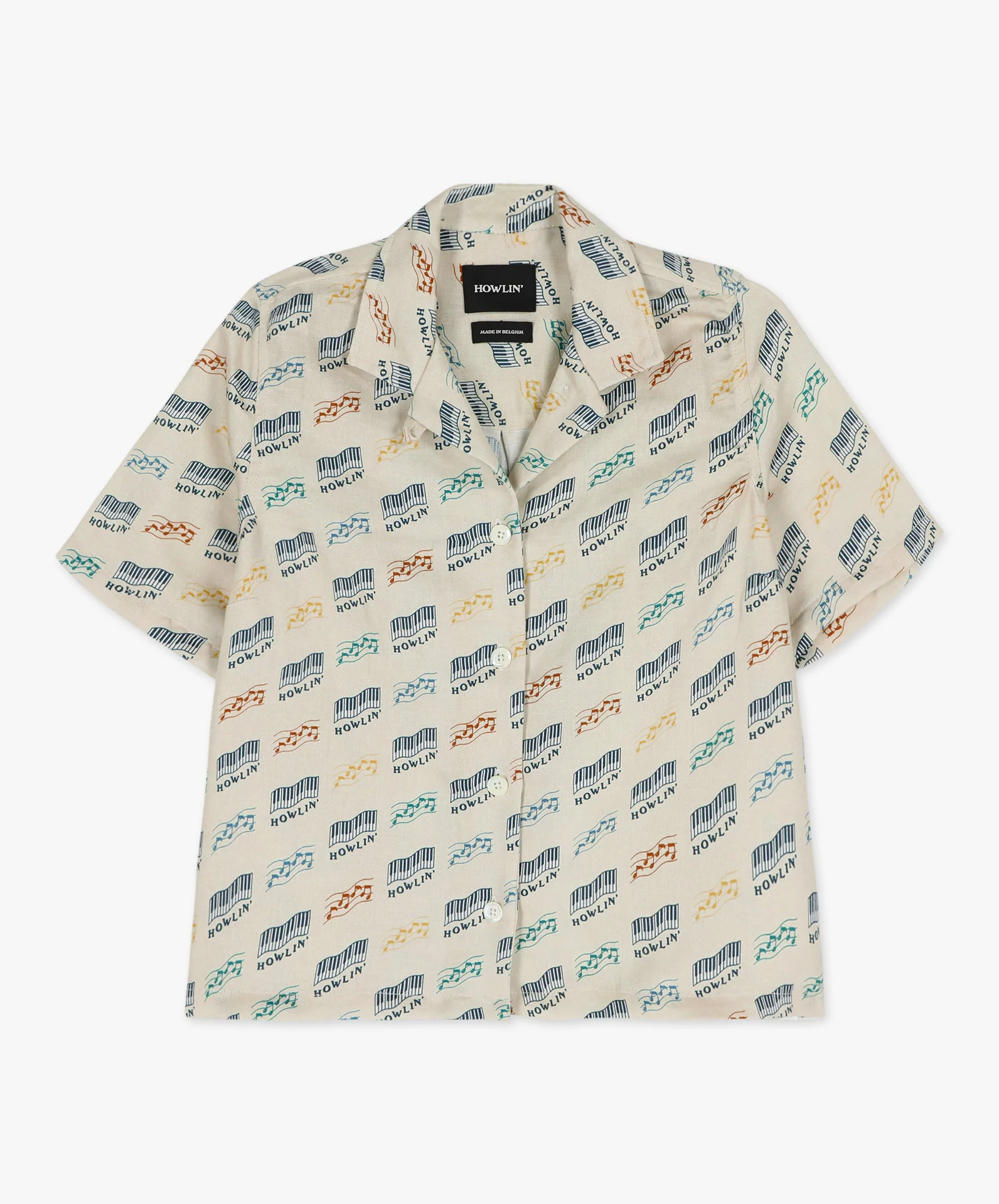 Cocktails For The Girls Please Shirt - Sand Howlin' Piano Hemp Print (Women)