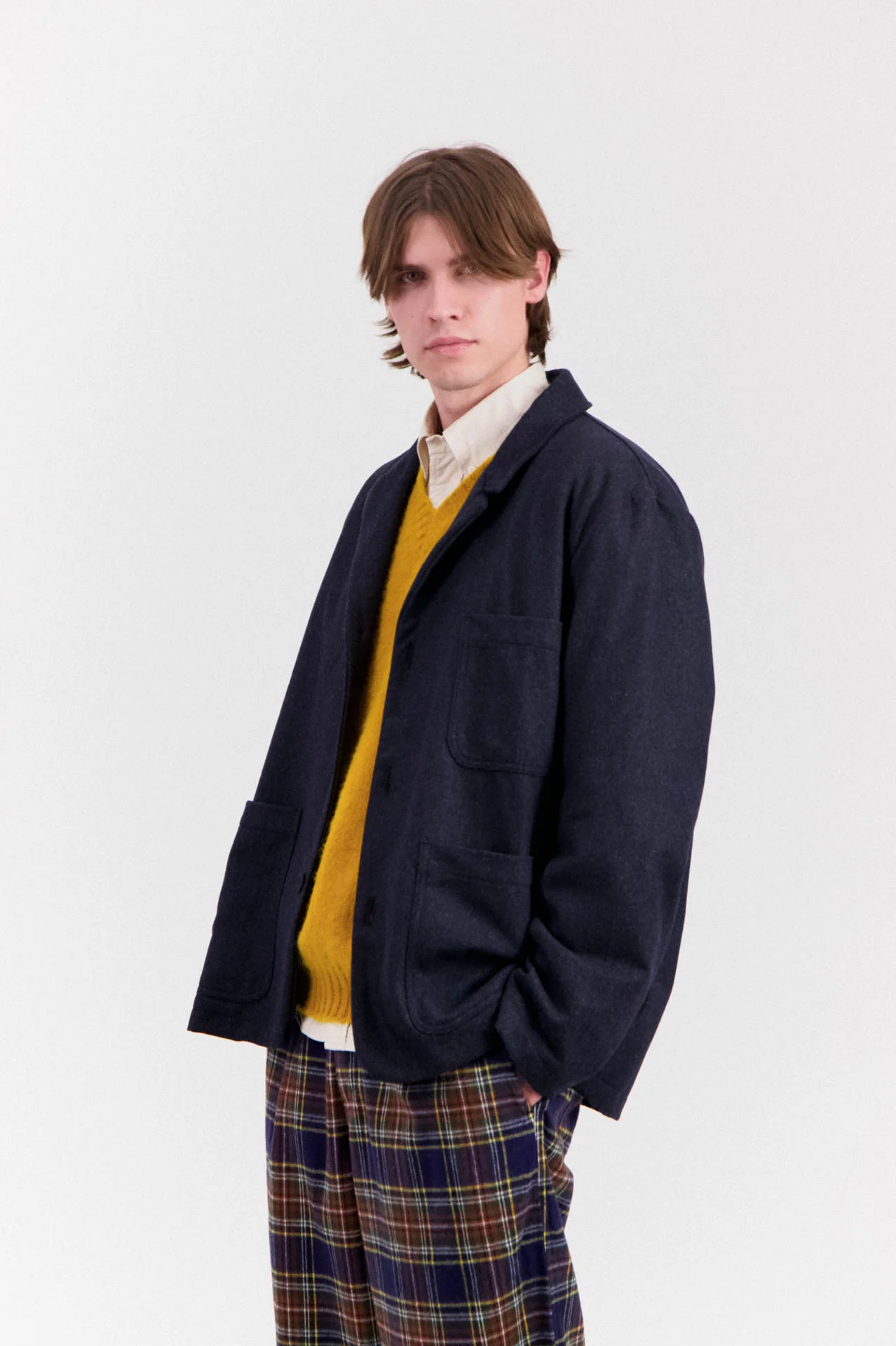 Cosmic Blazer - Wool - Blue