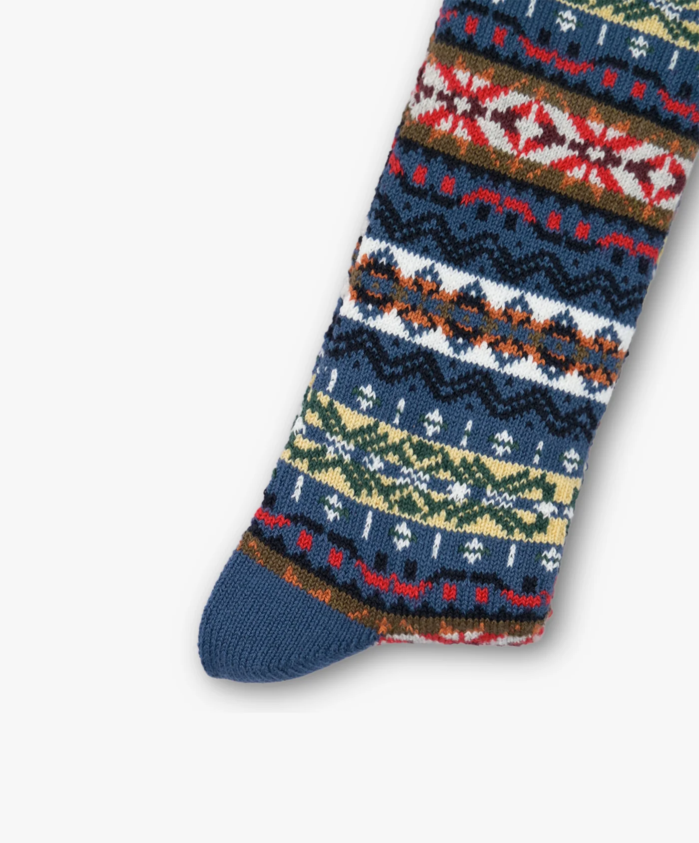 Fairisle Socks - Indigo