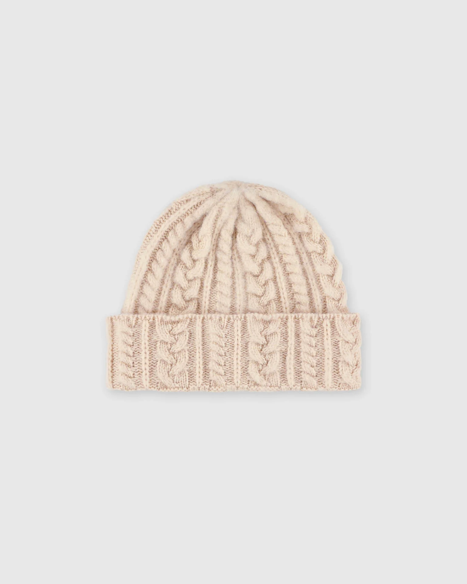 Cable Festival Hat - Oatmilk