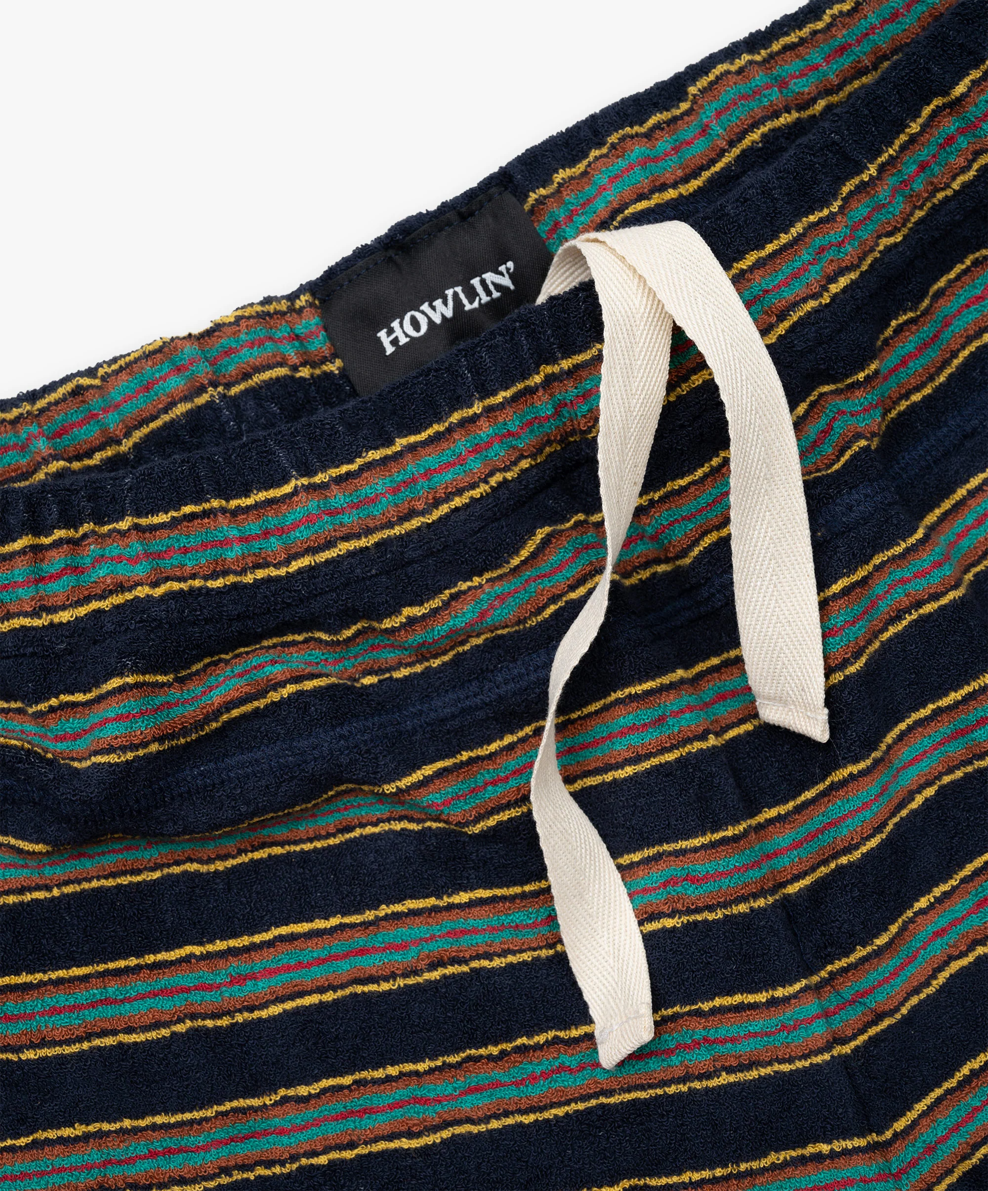Towel Shorts Stripes - Magic Navy