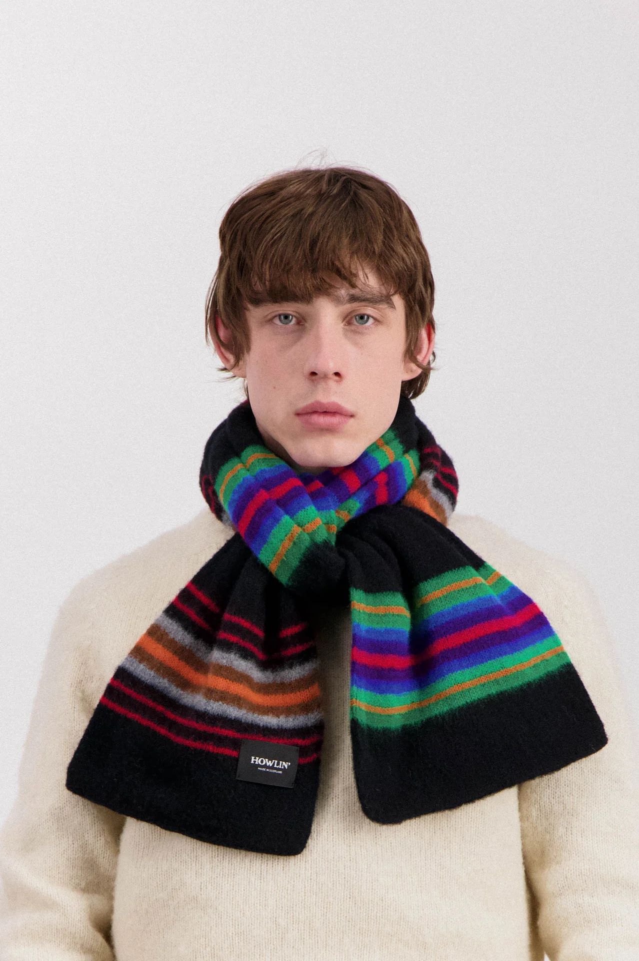 College Fun Scarf - Black