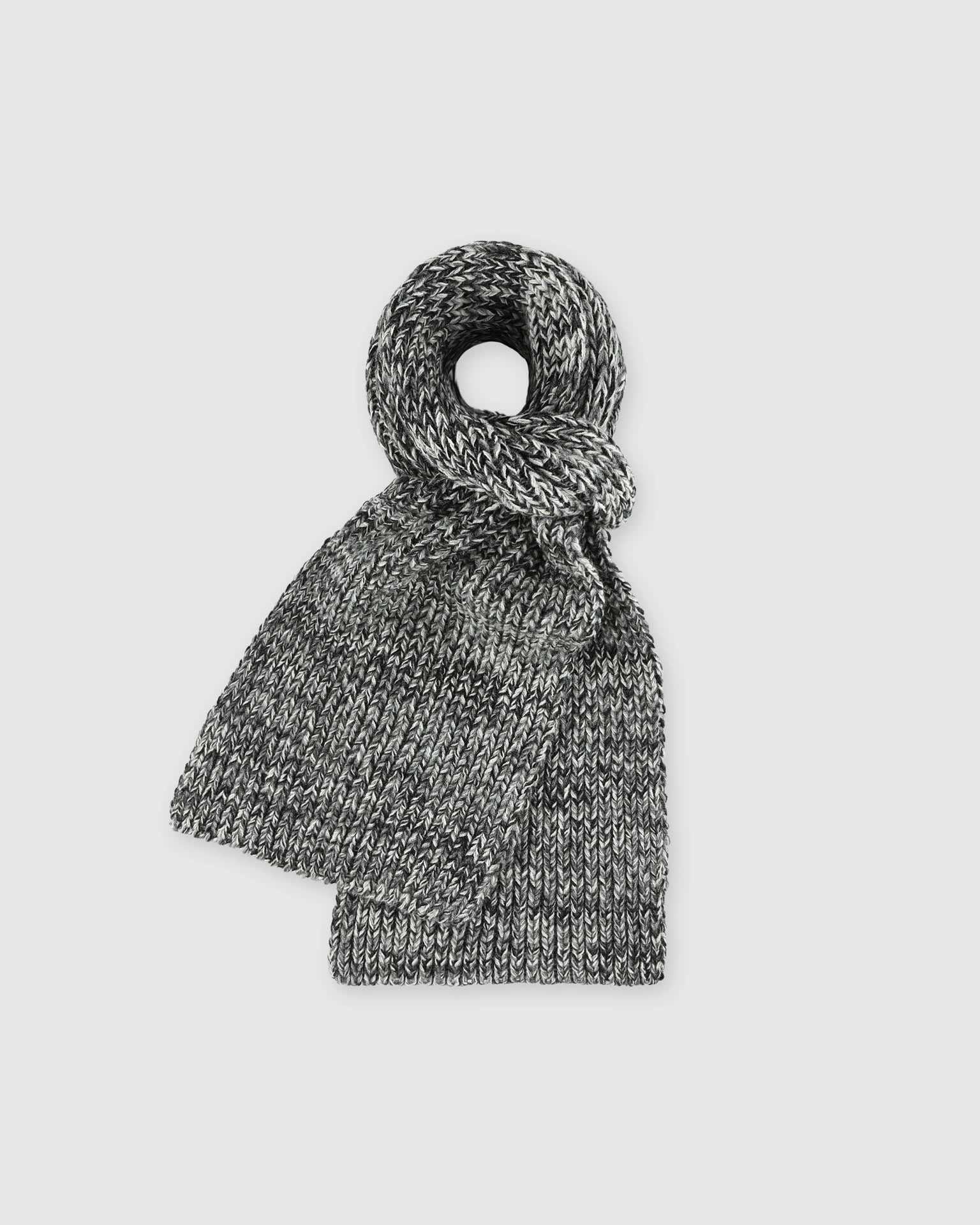 Marled Fantasies Scarf - Black Mix