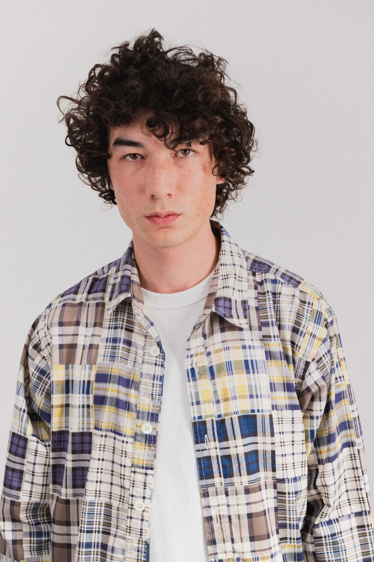 Afterthoughts Shirt - Blue Madras Mix