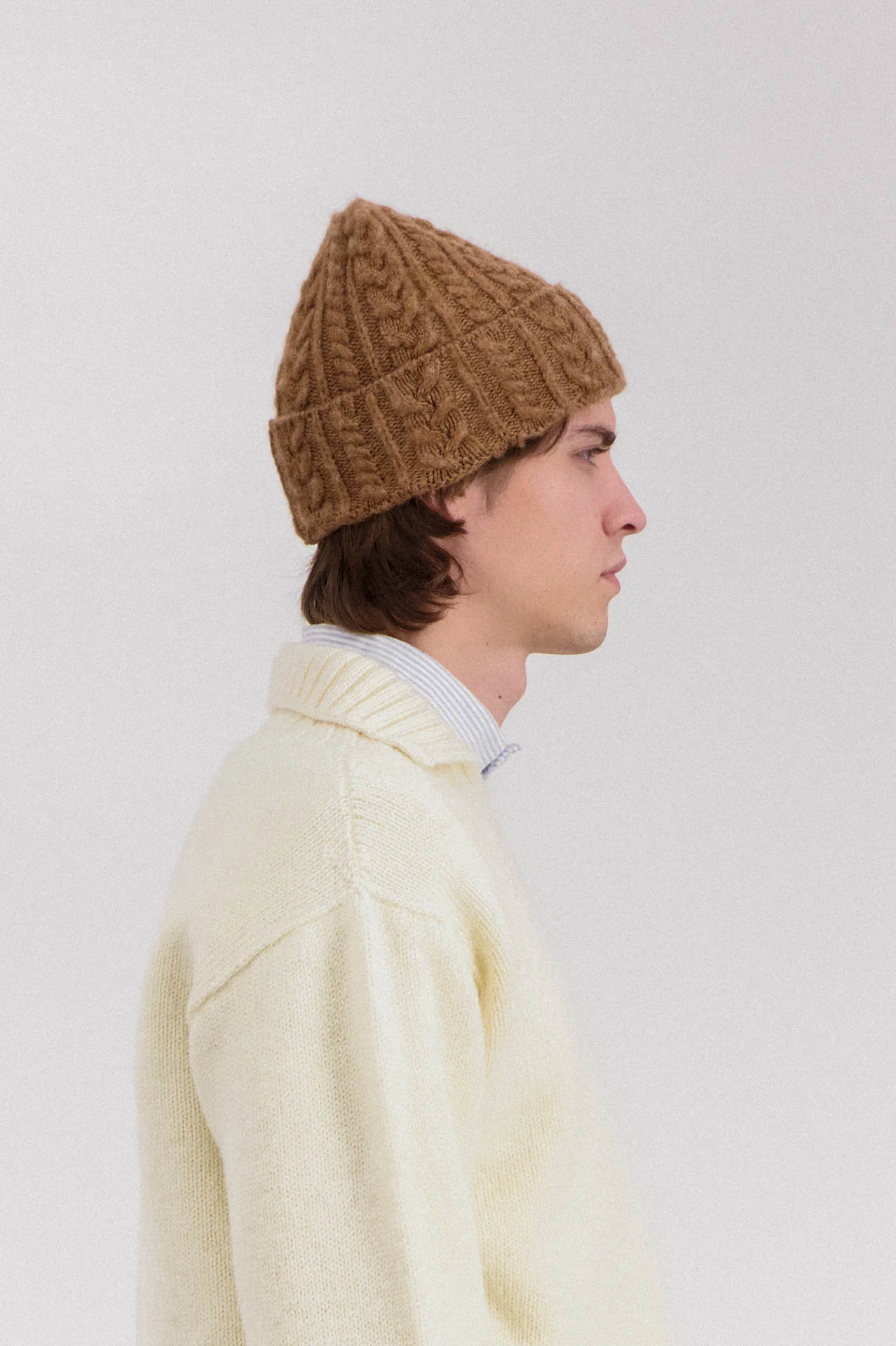 Cable Festival Hat - Nuts