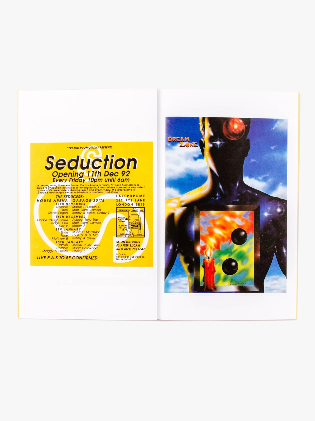 U.K. Rave Flyers 1991 - 1996