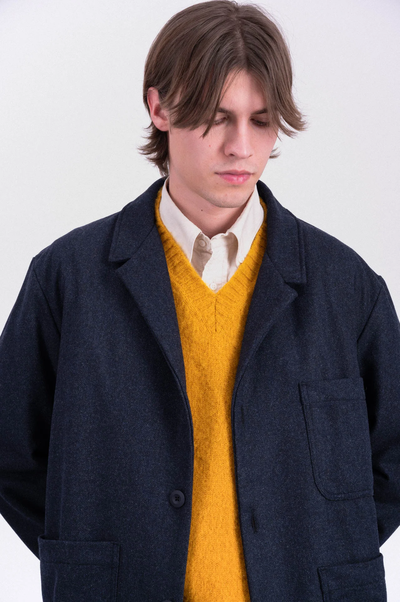 Cosmic Blazer - Wool - Blue
