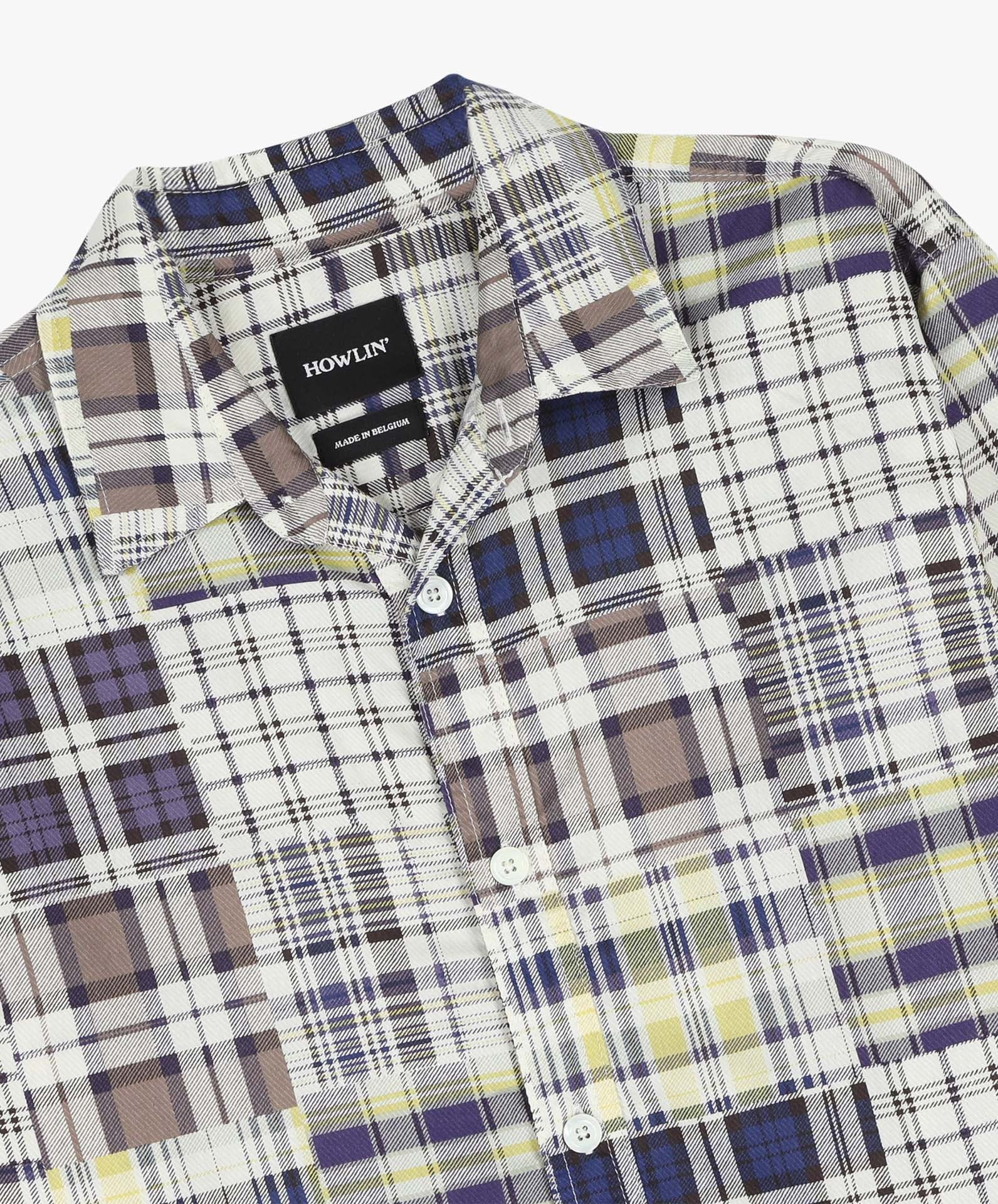 Afterthoughts Shirt - Blue Madras Mix